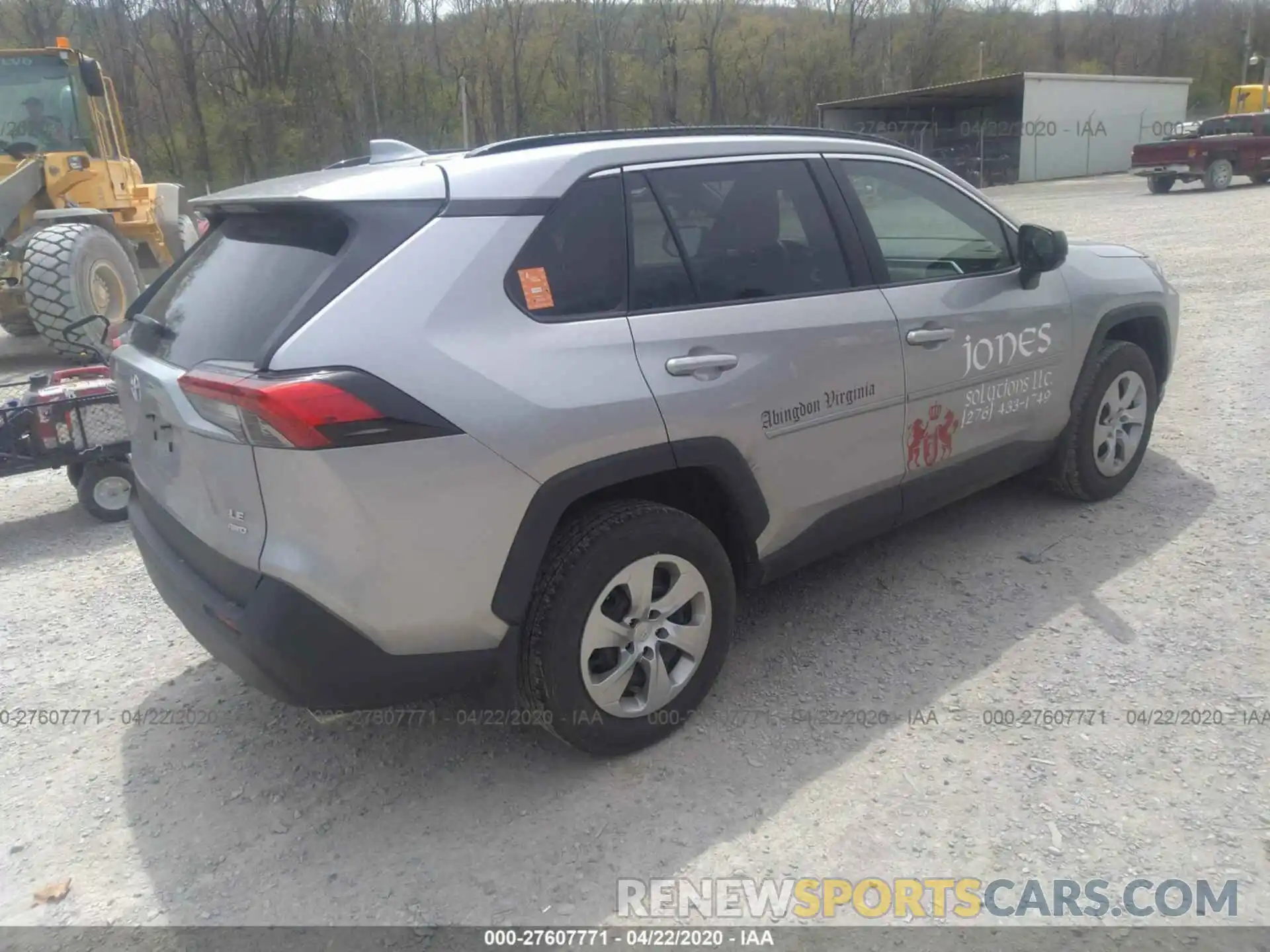 4 Photograph of a damaged car 2T3F1RFV6KC019361 TOYOTA RAV4 2019