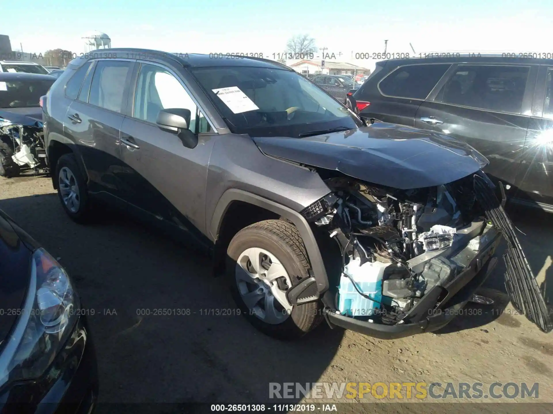 1 Photograph of a damaged car 2T3F1RFV6KC040890 TOYOTA RAV4 2019