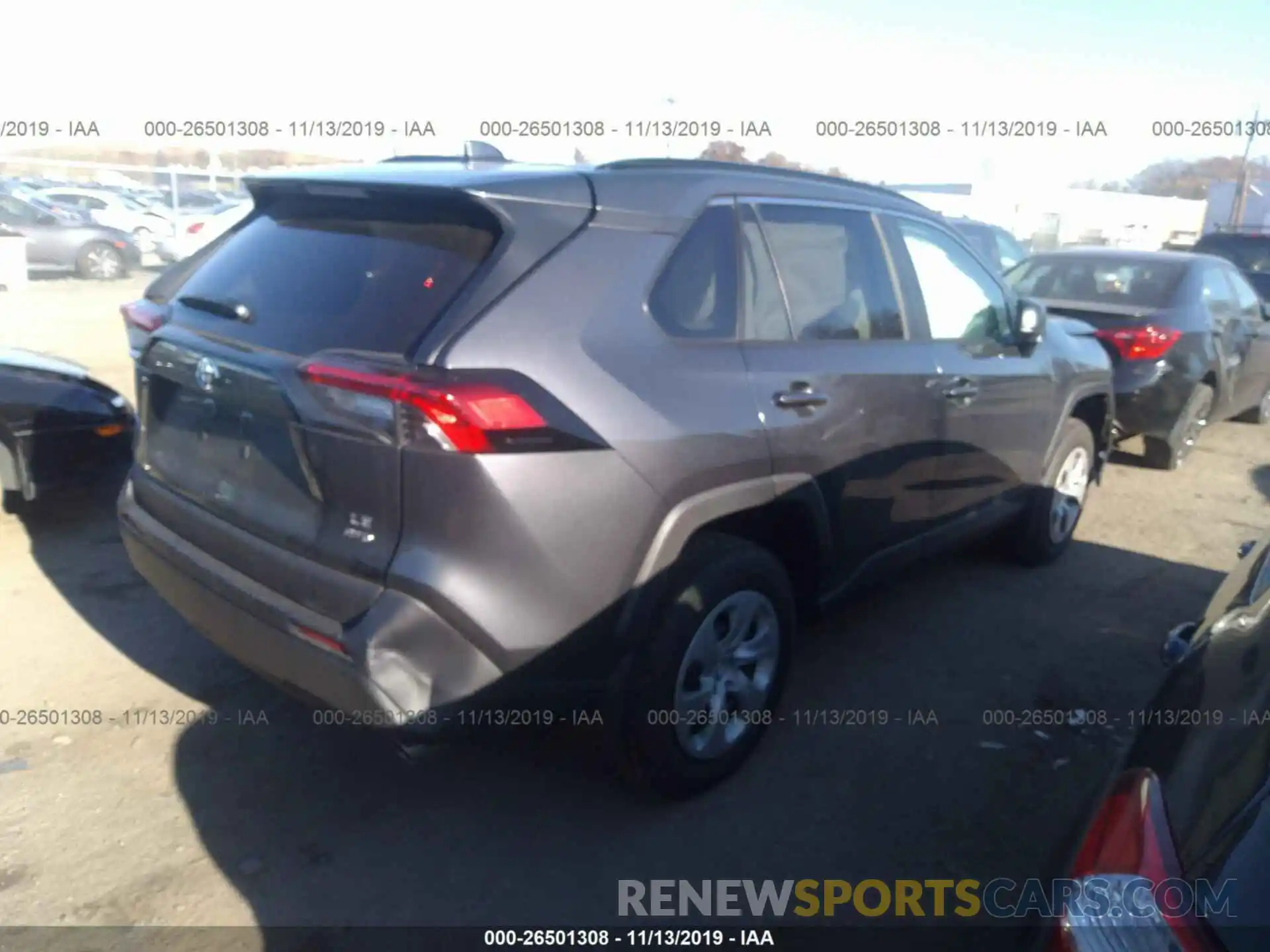 4 Photograph of a damaged car 2T3F1RFV6KC040890 TOYOTA RAV4 2019