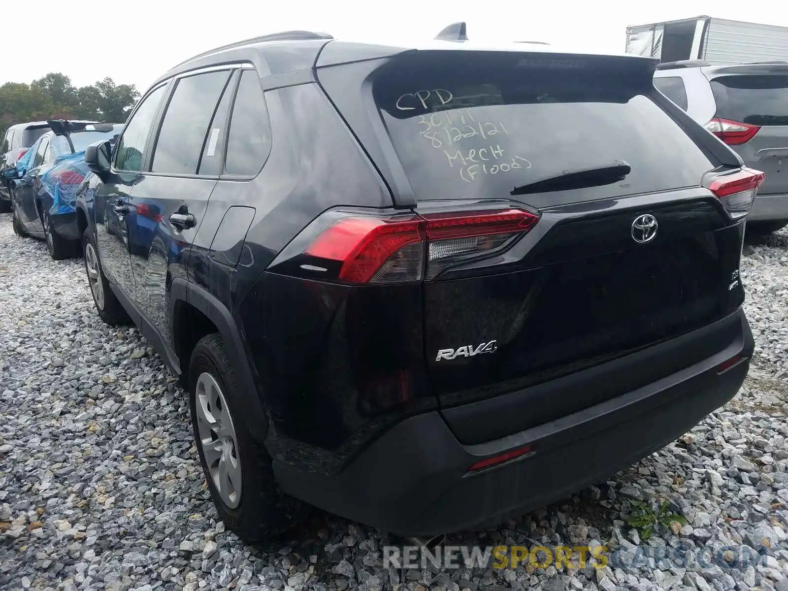 3 Photograph of a damaged car 2T3F1RFV6KC043482 TOYOTA RAV4 2019