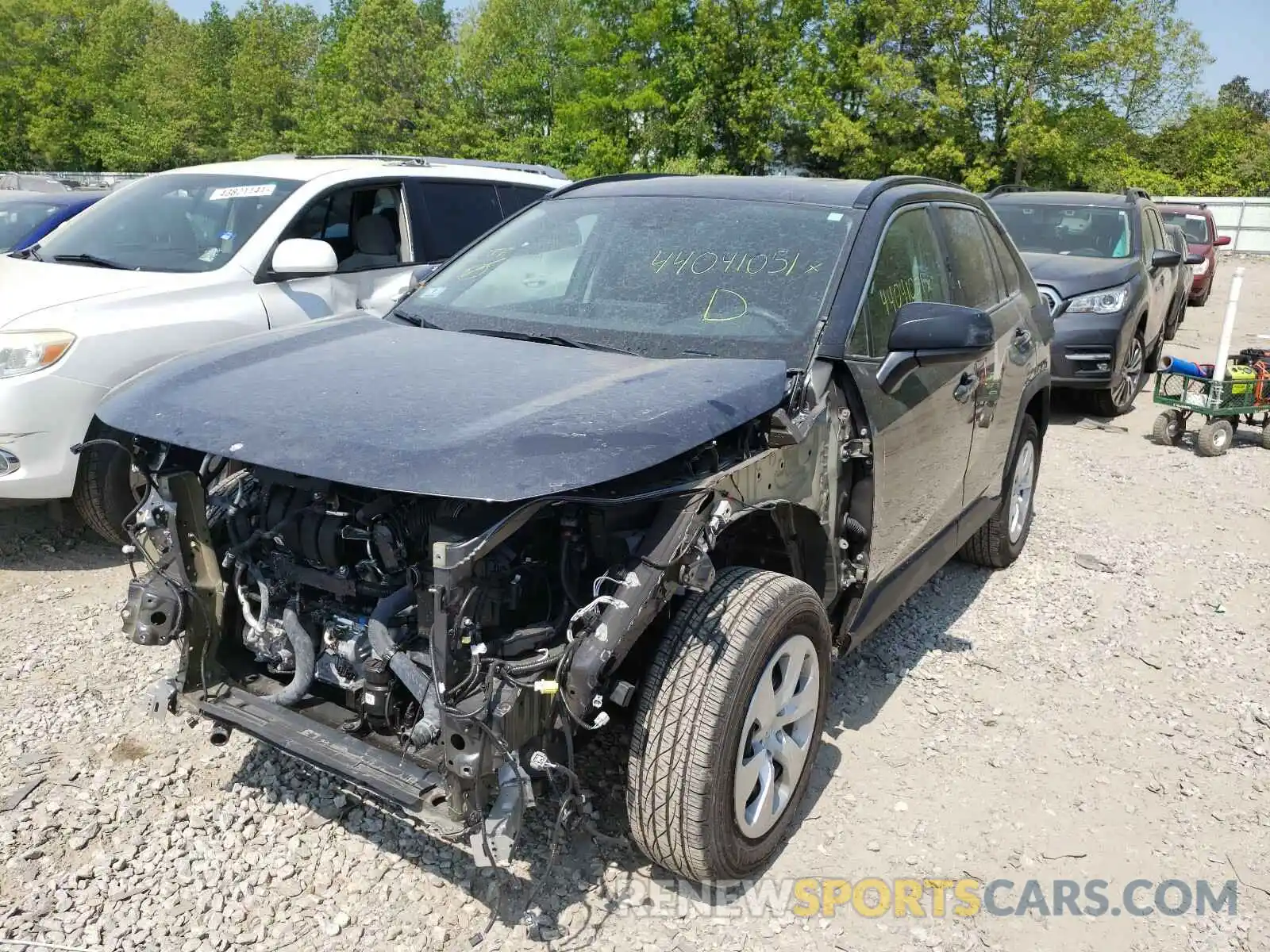 2 Фотография поврежденного автомобиля 2T3F1RFV6KC047466 TOYOTA RAV4 2019