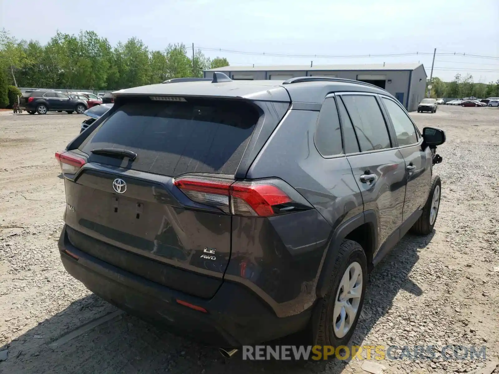 4 Photograph of a damaged car 2T3F1RFV6KC047466 TOYOTA RAV4 2019