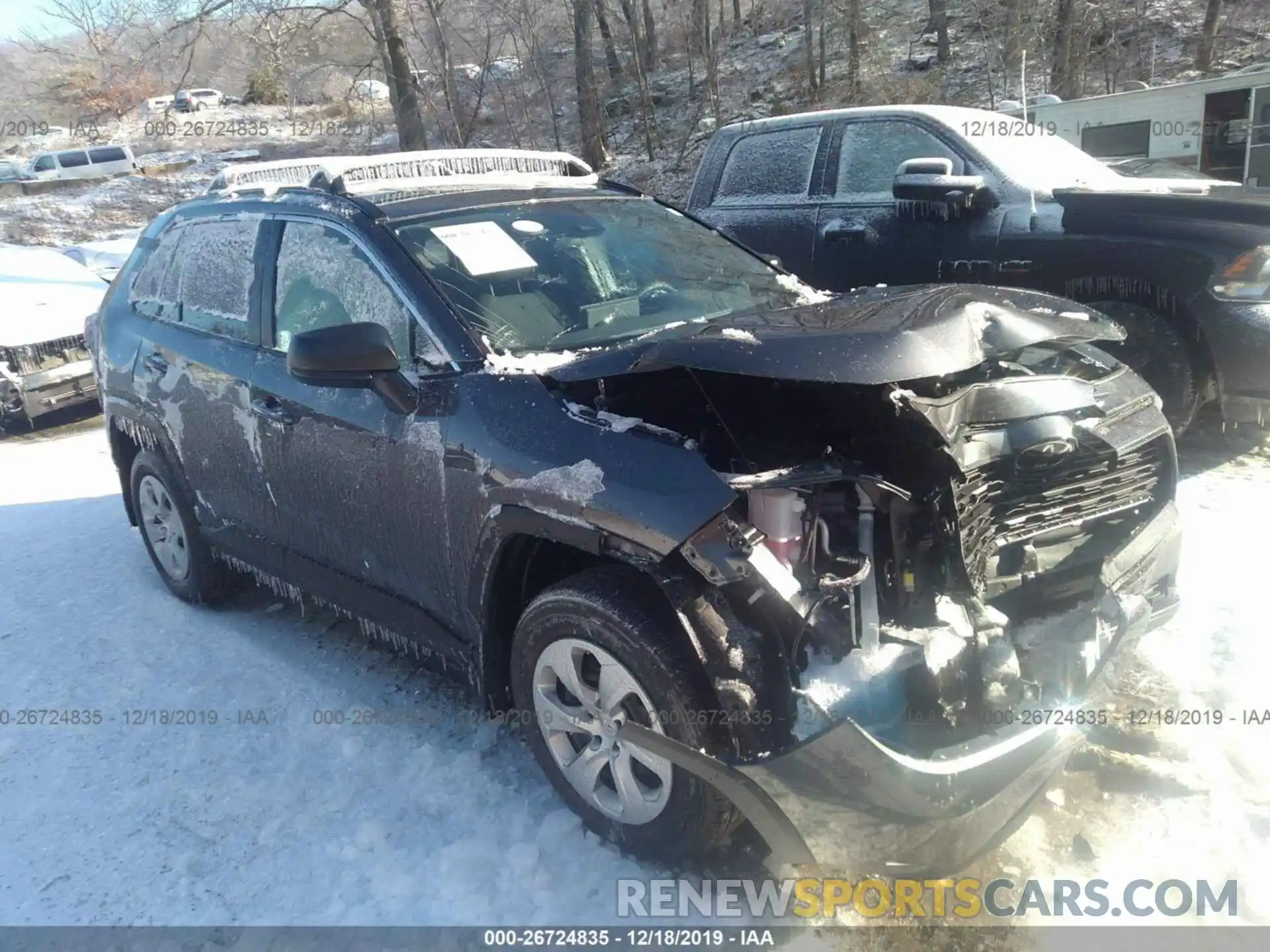 1 Photograph of a damaged car 2T3F1RFV6KC050450 TOYOTA RAV4 2019