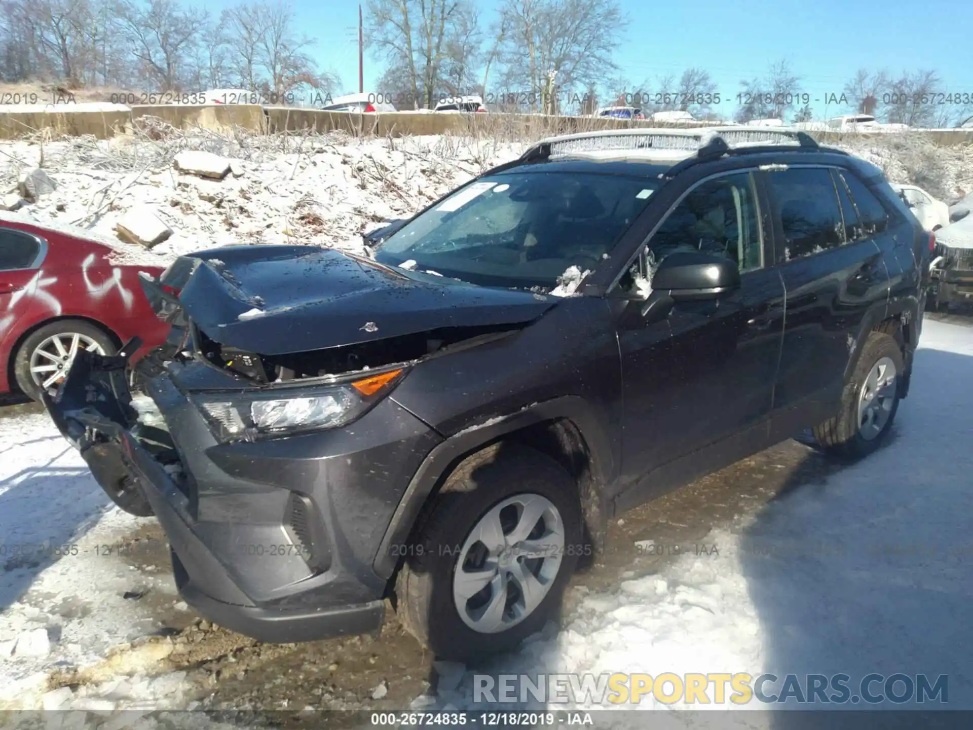 2 Photograph of a damaged car 2T3F1RFV6KC050450 TOYOTA RAV4 2019