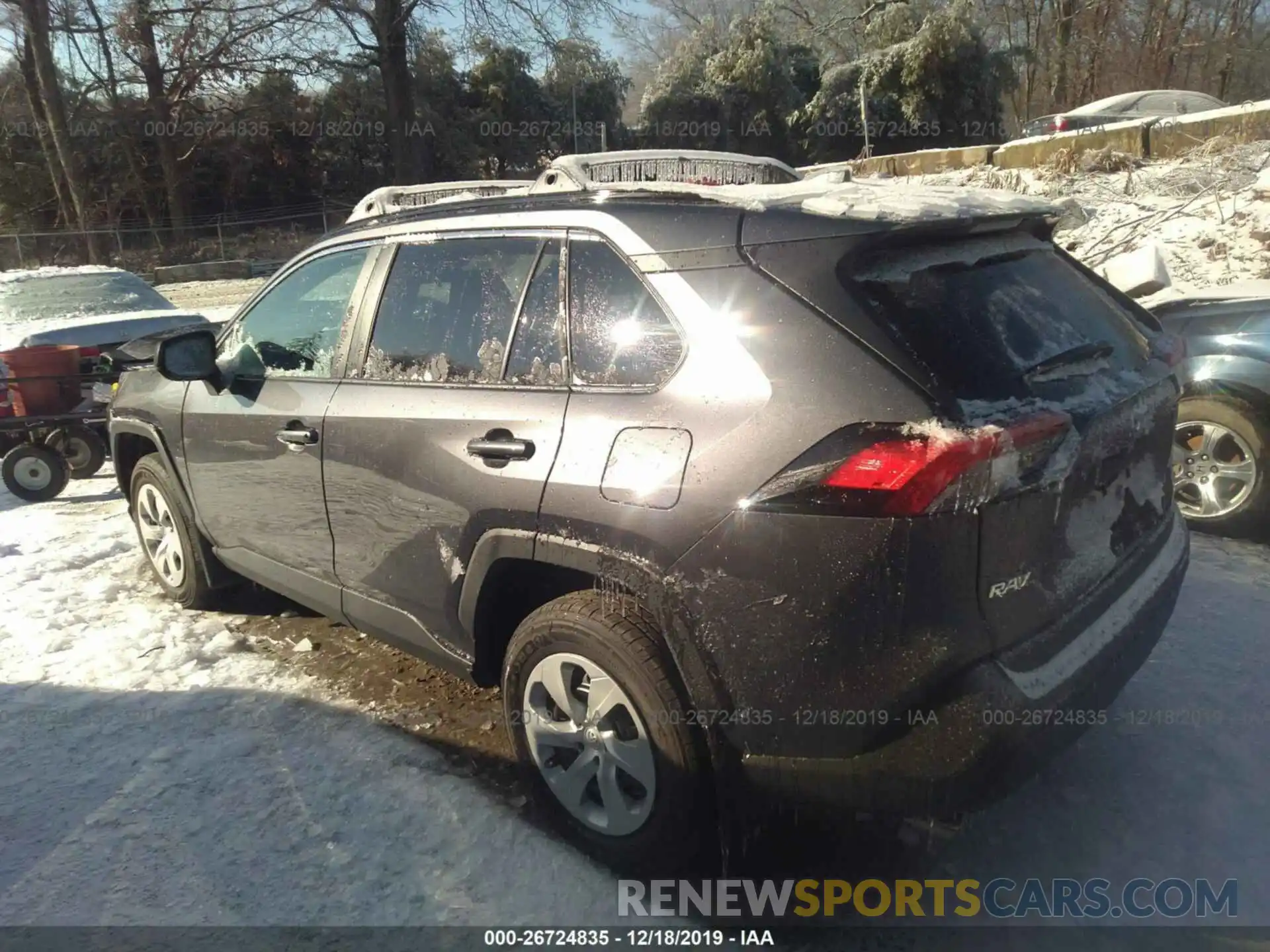 3 Photograph of a damaged car 2T3F1RFV6KC050450 TOYOTA RAV4 2019