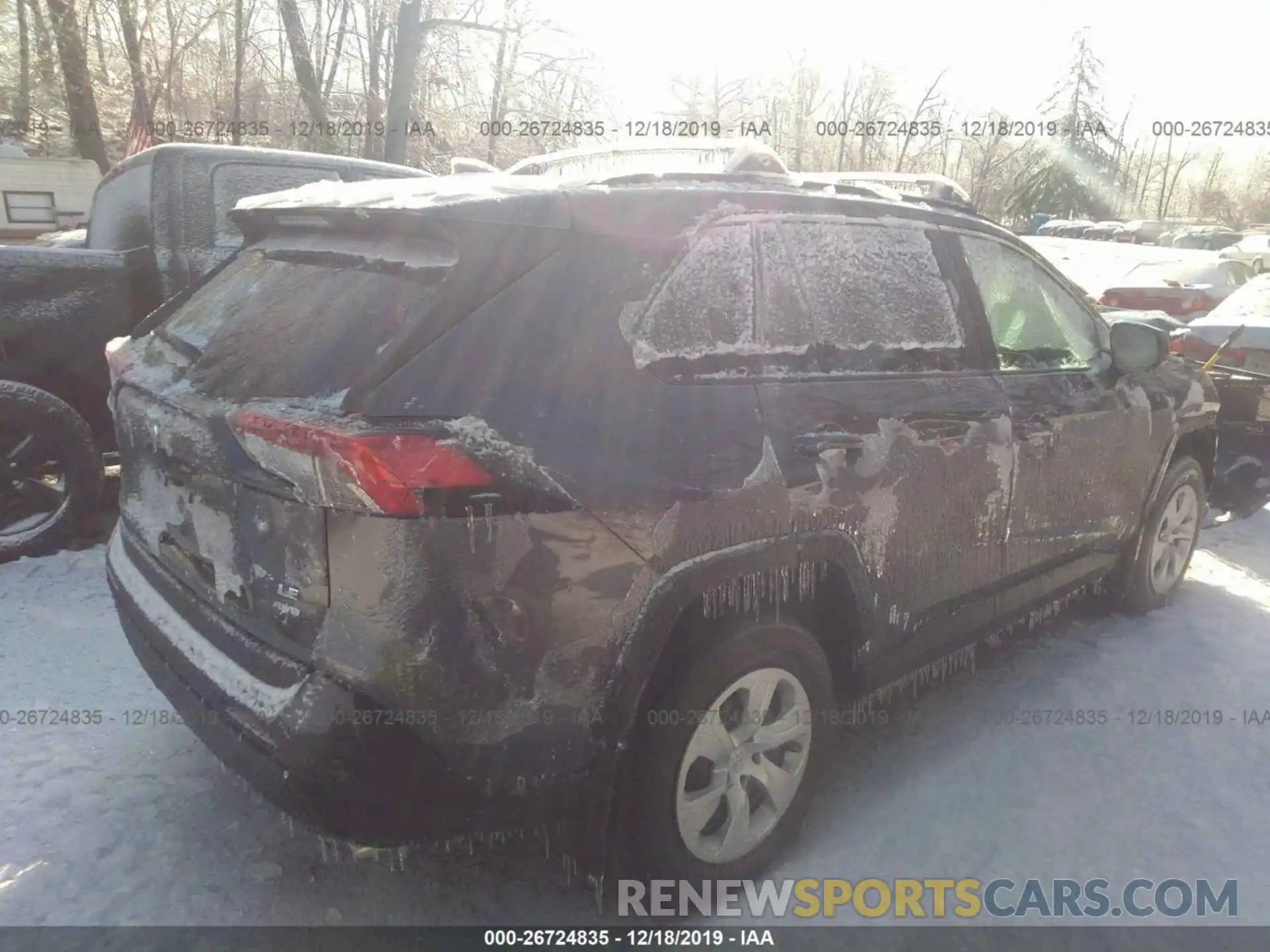 4 Photograph of a damaged car 2T3F1RFV6KC050450 TOYOTA RAV4 2019