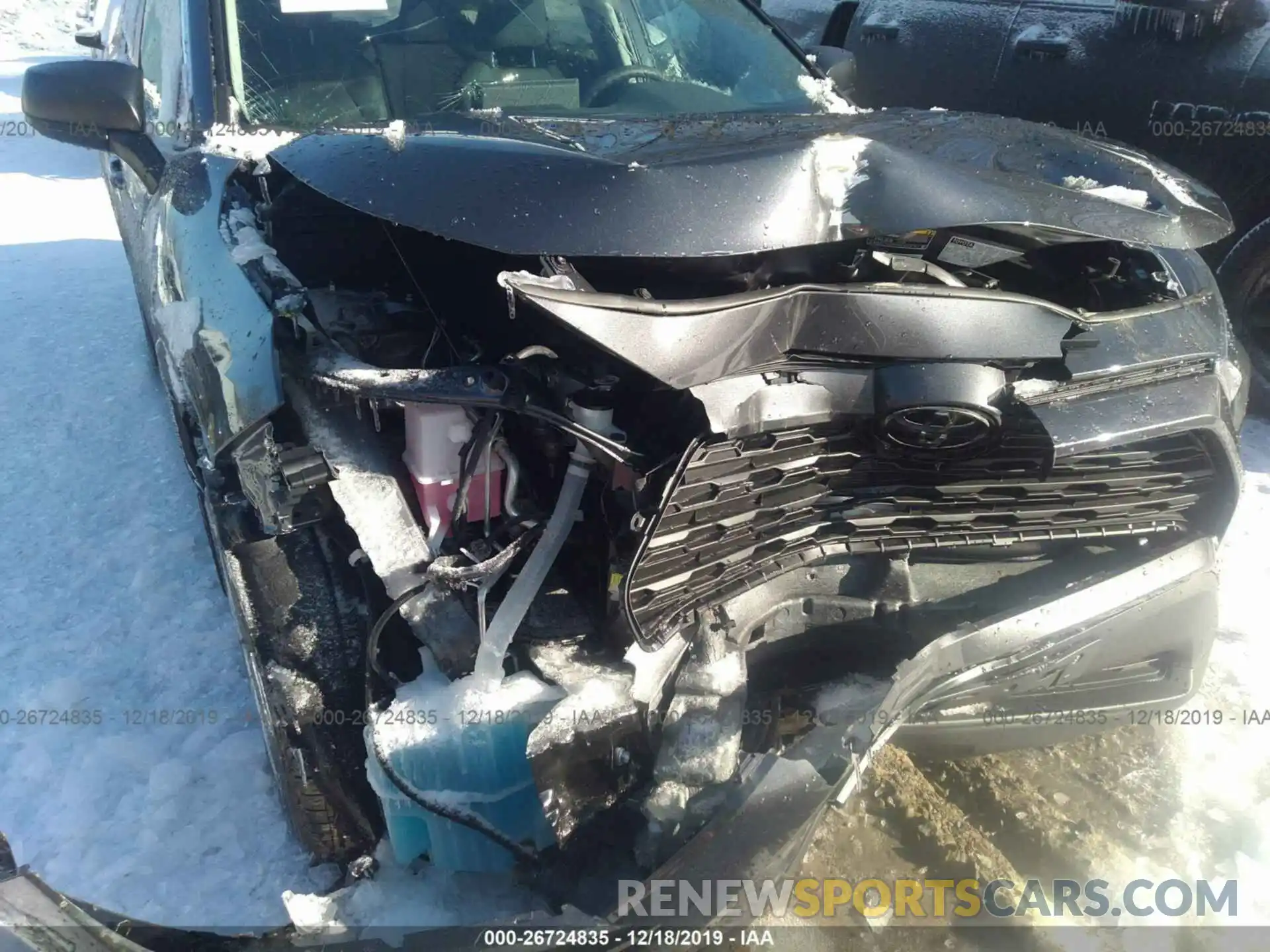 6 Photograph of a damaged car 2T3F1RFV6KC050450 TOYOTA RAV4 2019