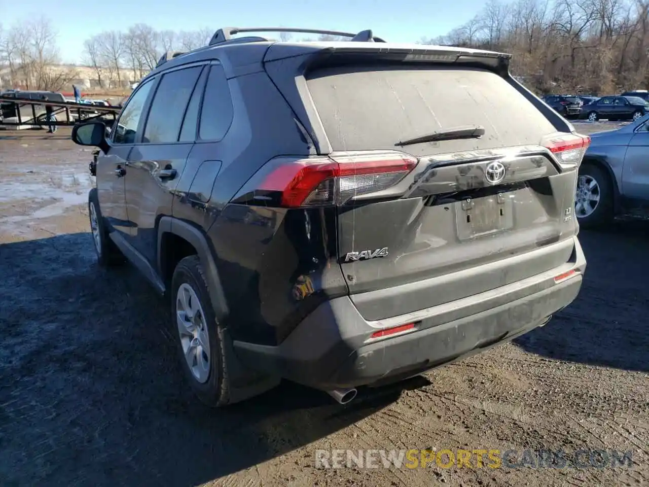 3 Photograph of a damaged car 2T3F1RFV6KC060458 TOYOTA RAV4 2019