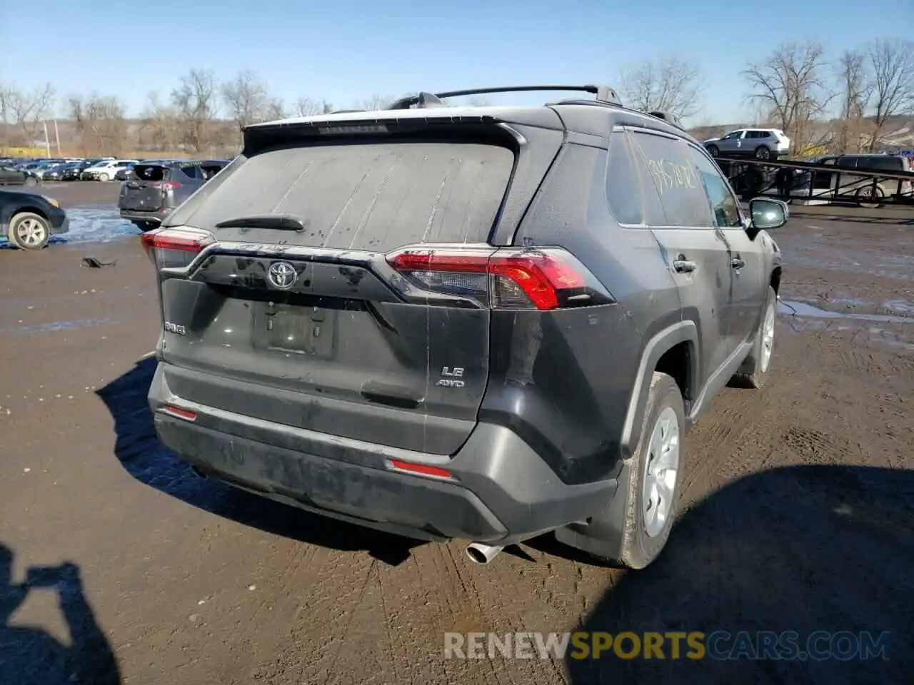 4 Photograph of a damaged car 2T3F1RFV6KC060458 TOYOTA RAV4 2019