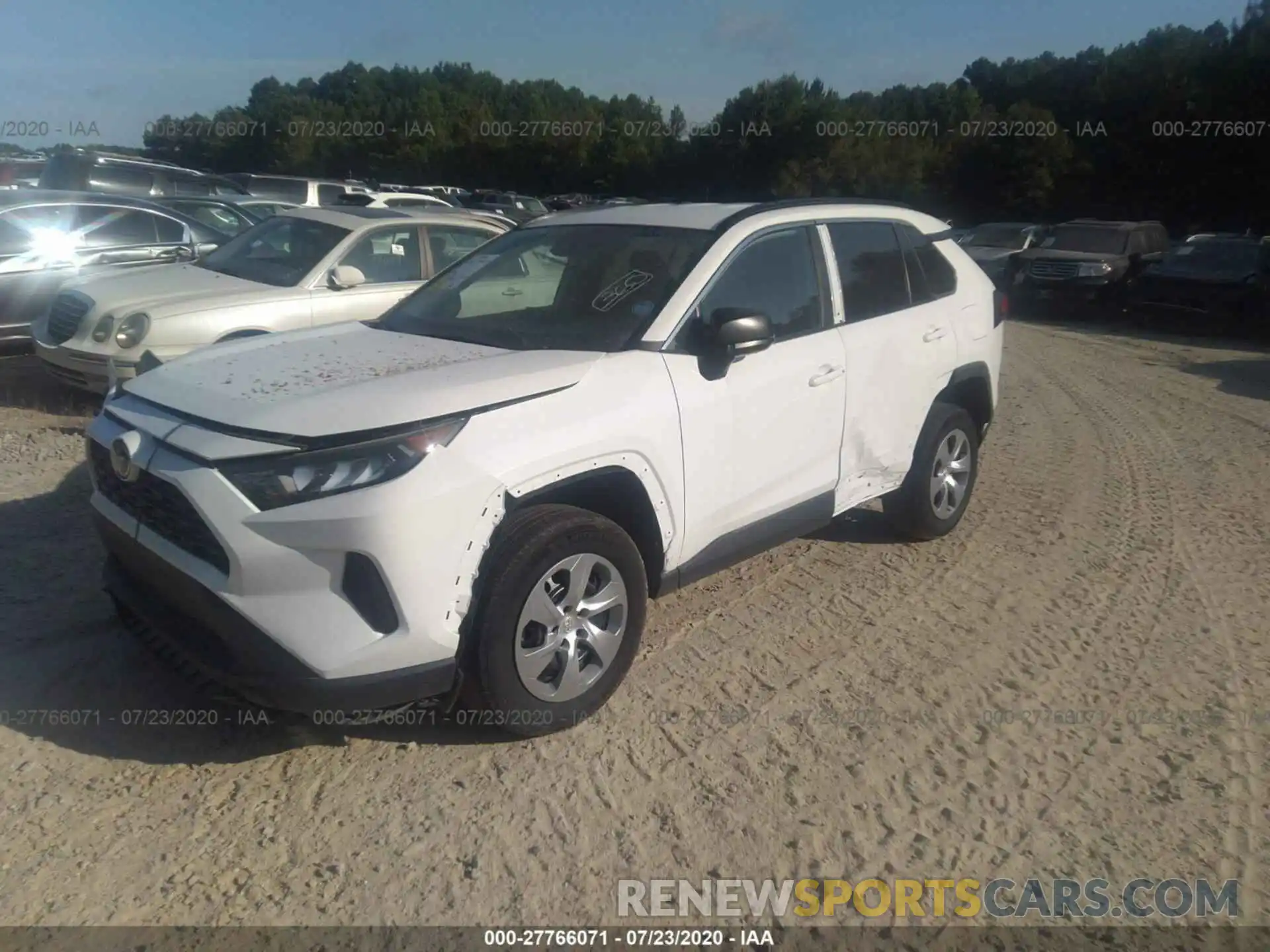 2 Photograph of a damaged car 2T3F1RFV6KW011999 TOYOTA RAV4 2019