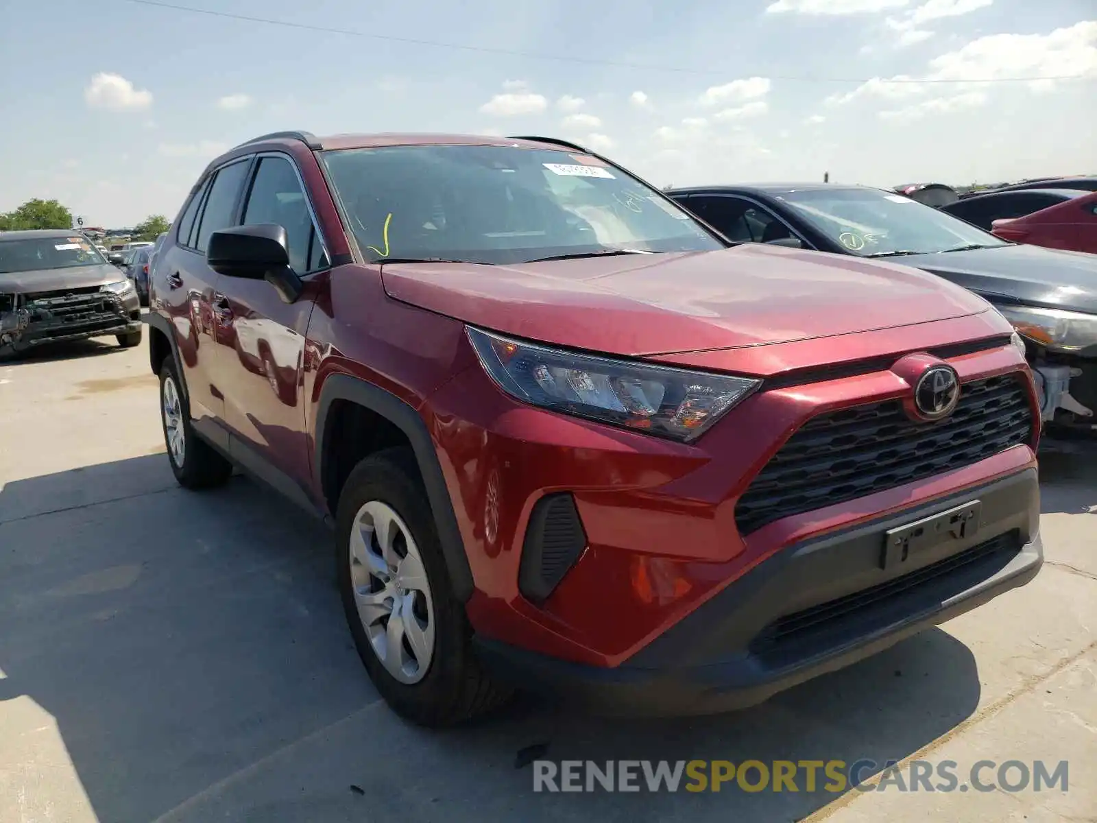 1 Photograph of a damaged car 2T3F1RFV6KW019505 TOYOTA RAV4 2019