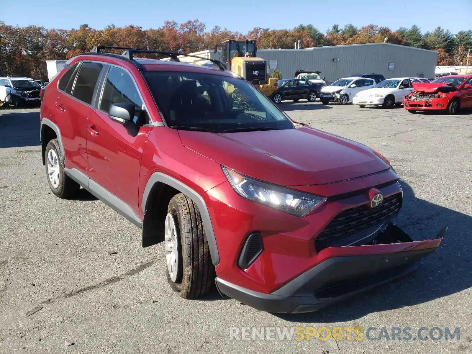 1 Photograph of a damaged car 2T3F1RFV6KW022002 TOYOTA RAV4 2019