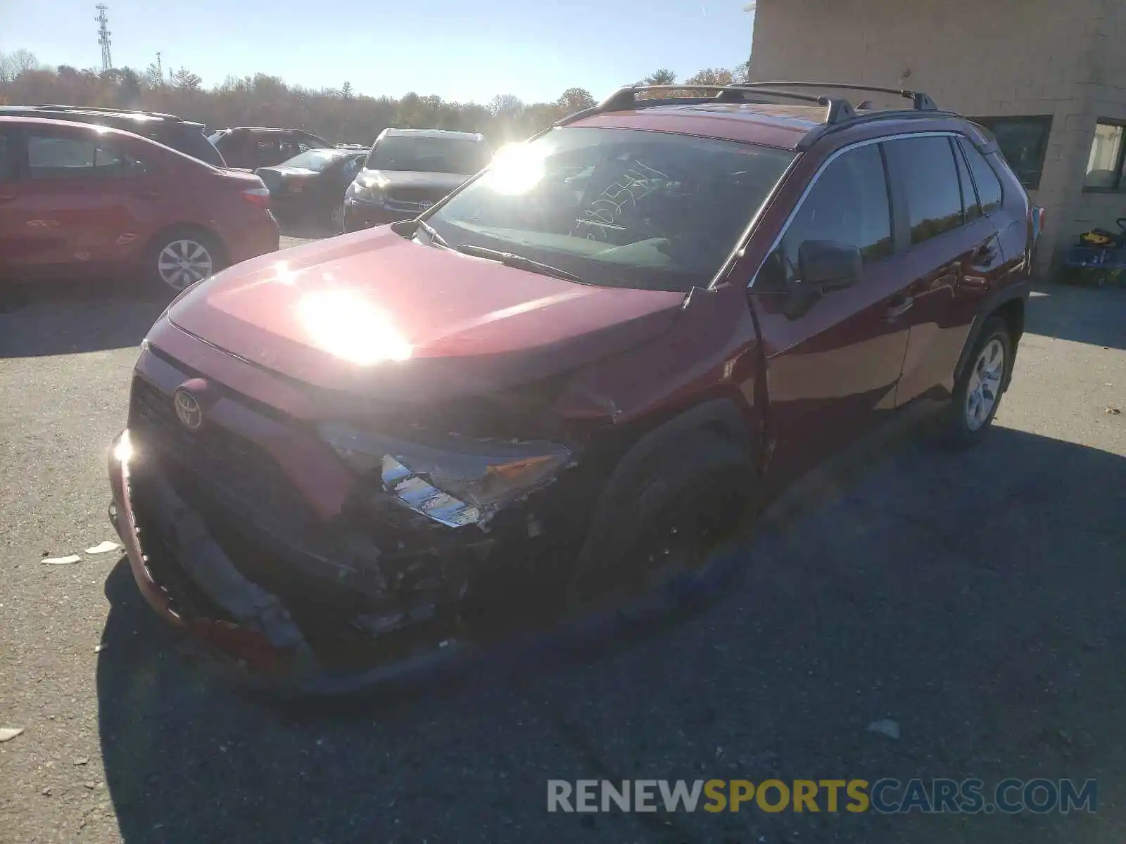 2 Photograph of a damaged car 2T3F1RFV6KW022002 TOYOTA RAV4 2019