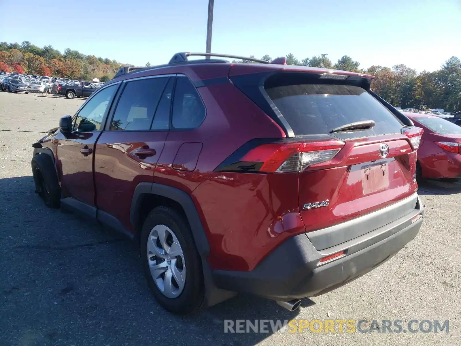 3 Photograph of a damaged car 2T3F1RFV6KW022002 TOYOTA RAV4 2019