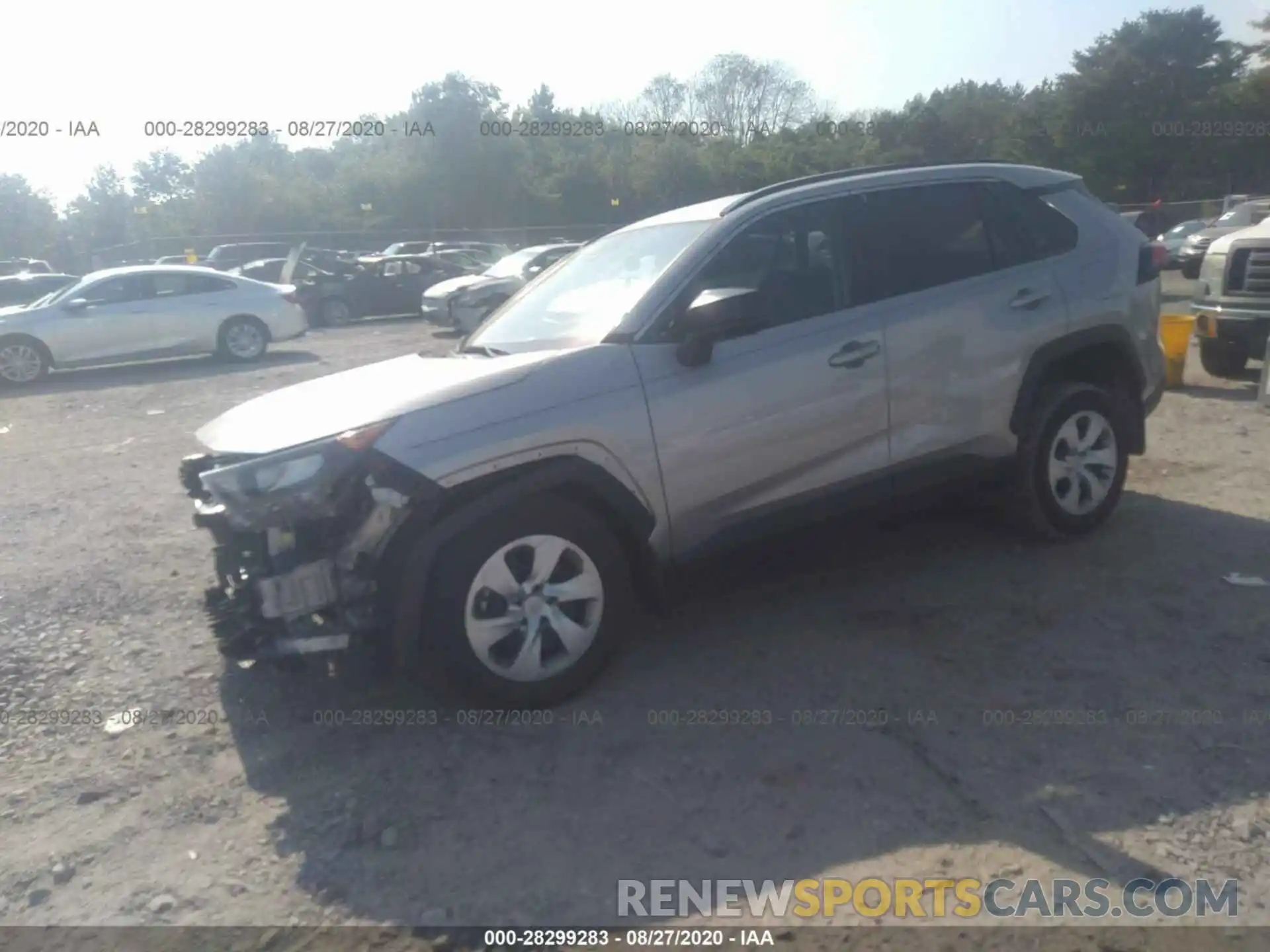 2 Photograph of a damaged car 2T3F1RFV6KW027636 TOYOTA RAV4 2019