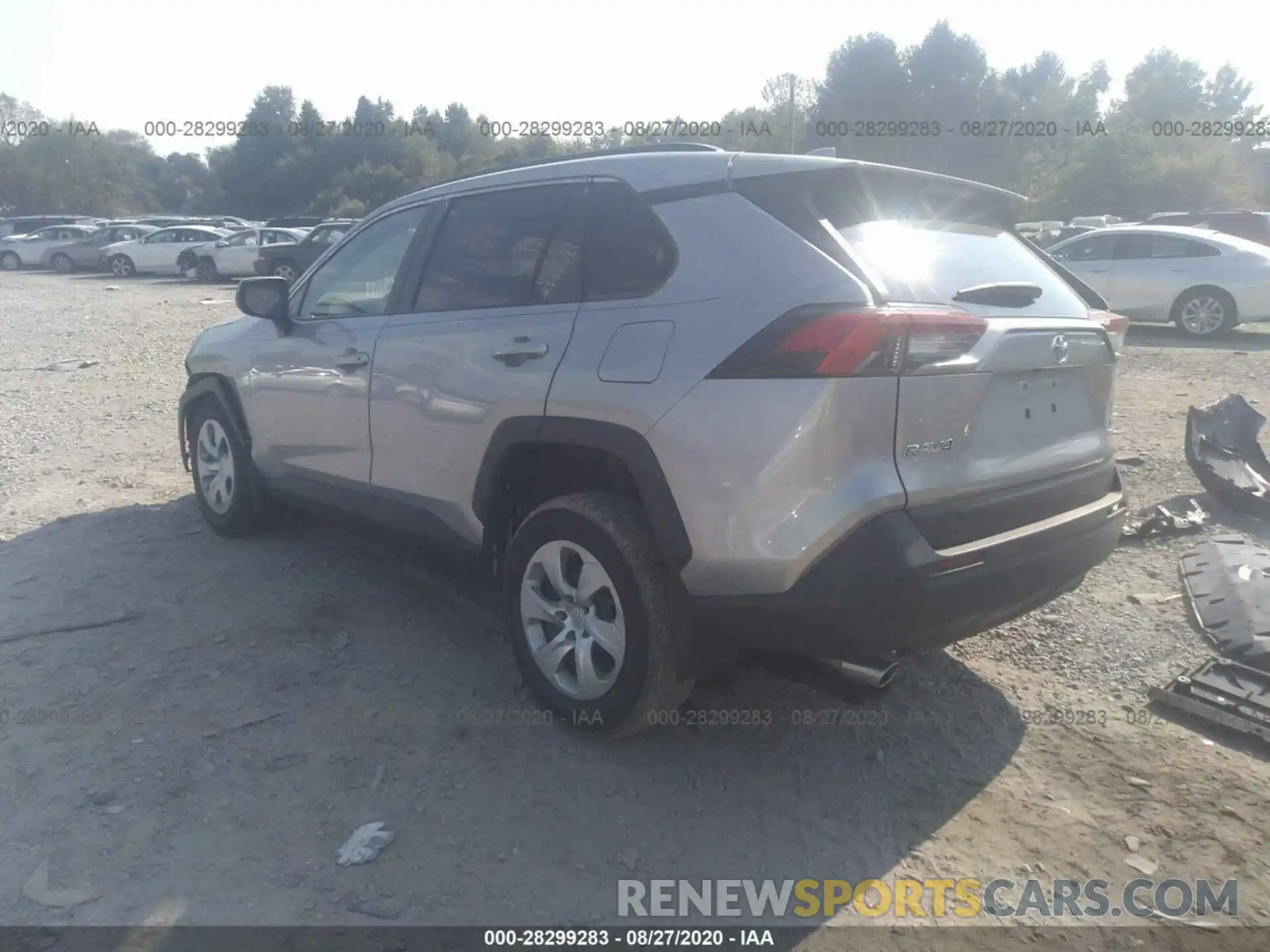 3 Photograph of a damaged car 2T3F1RFV6KW027636 TOYOTA RAV4 2019