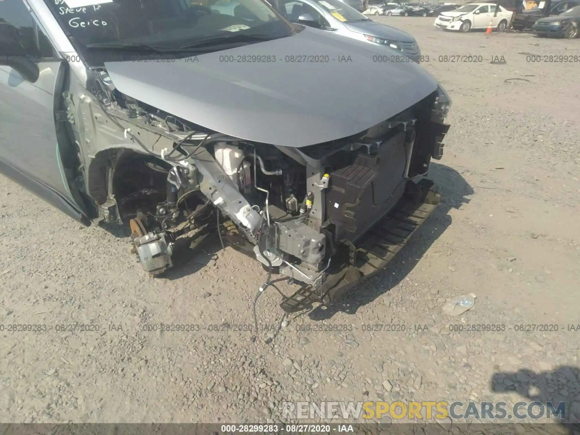 6 Photograph of a damaged car 2T3F1RFV6KW027636 TOYOTA RAV4 2019