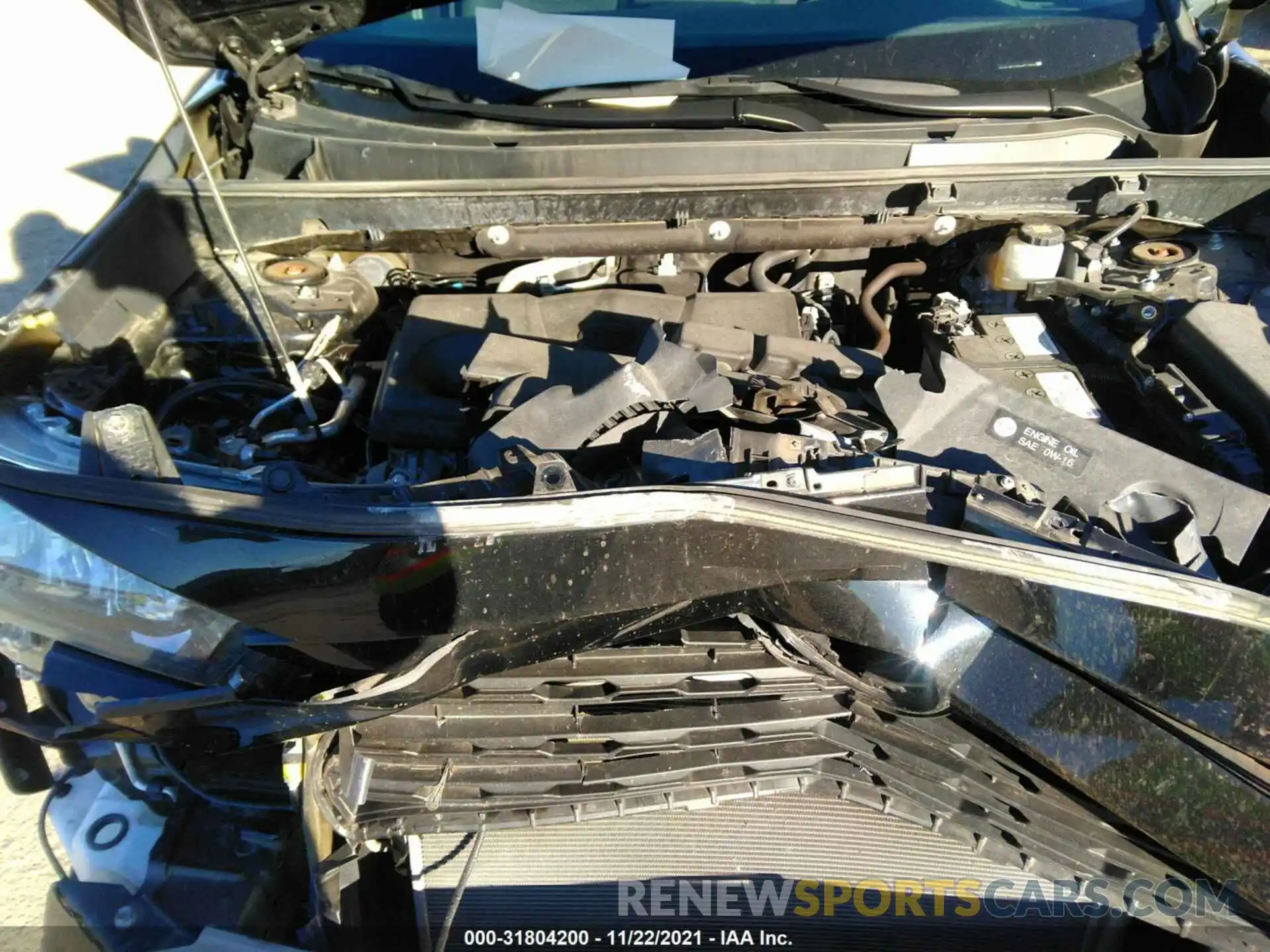 10 Photograph of a damaged car 2T3F1RFV6KW053864 TOYOTA RAV4 2019