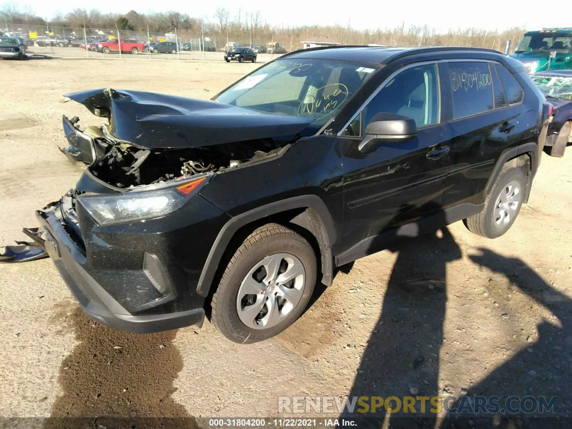 2 Фотография поврежденного автомобиля 2T3F1RFV6KW053864 TOYOTA RAV4 2019