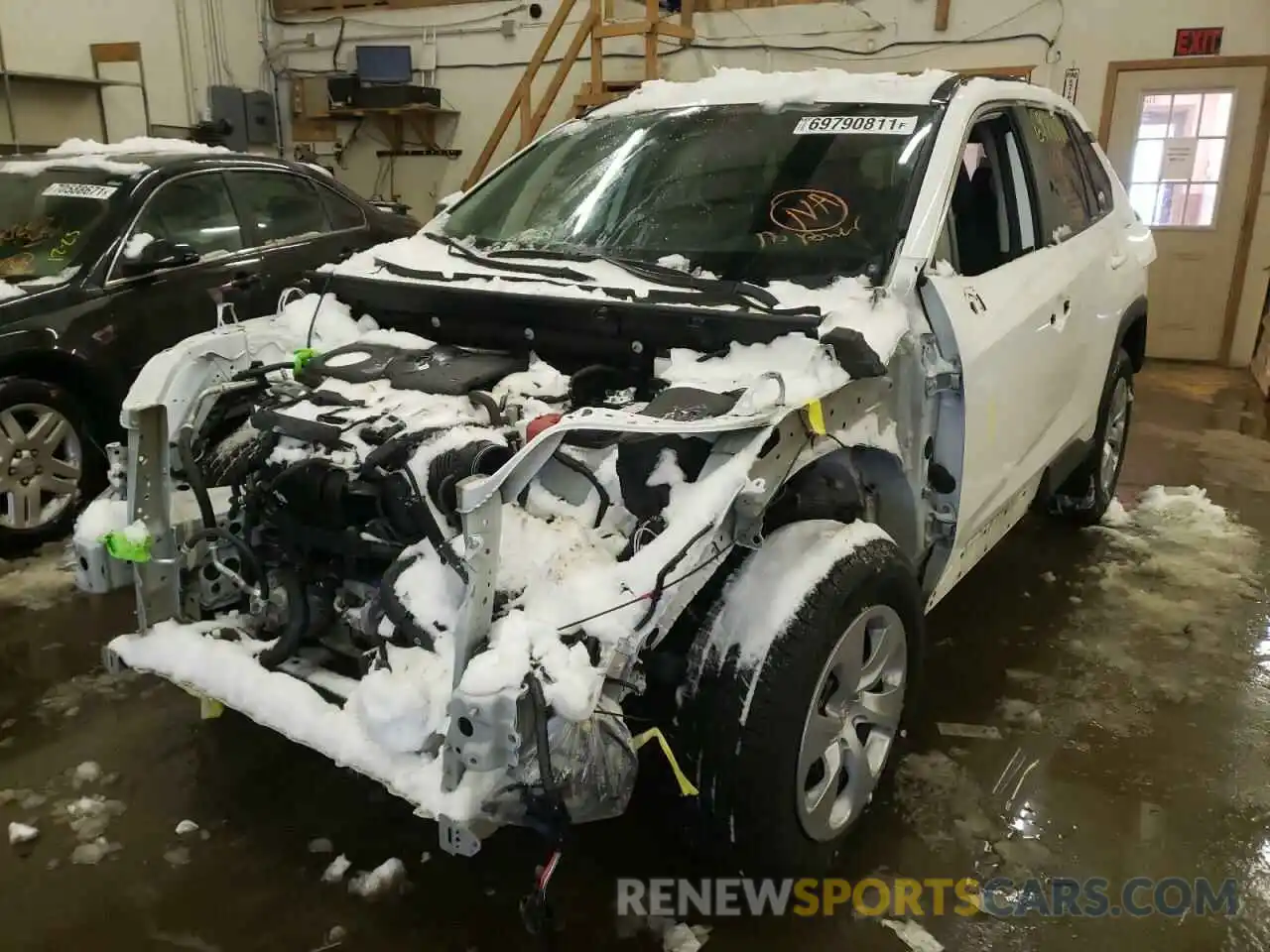 2 Photograph of a damaged car 2T3F1RFV6KW058790 TOYOTA RAV4 2019