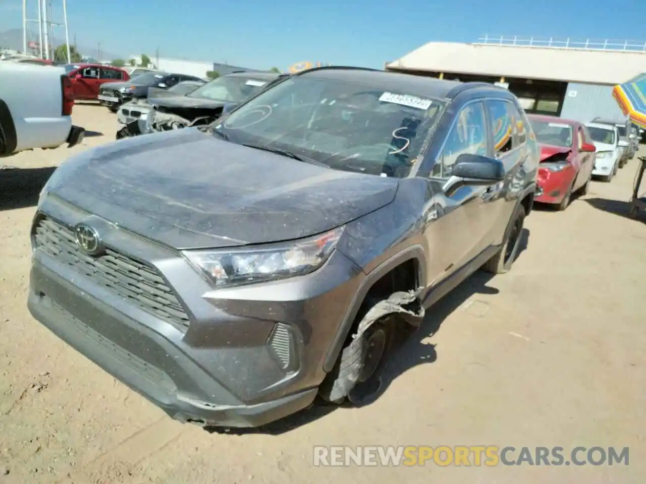 2 Photograph of a damaged car 2T3F1RFV6KW063231 TOYOTA RAV4 2019