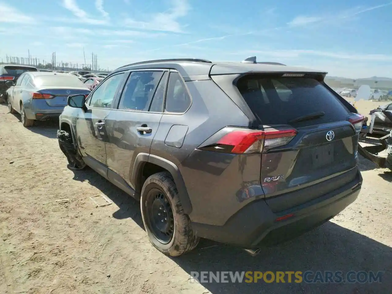 3 Photograph of a damaged car 2T3F1RFV6KW063231 TOYOTA RAV4 2019