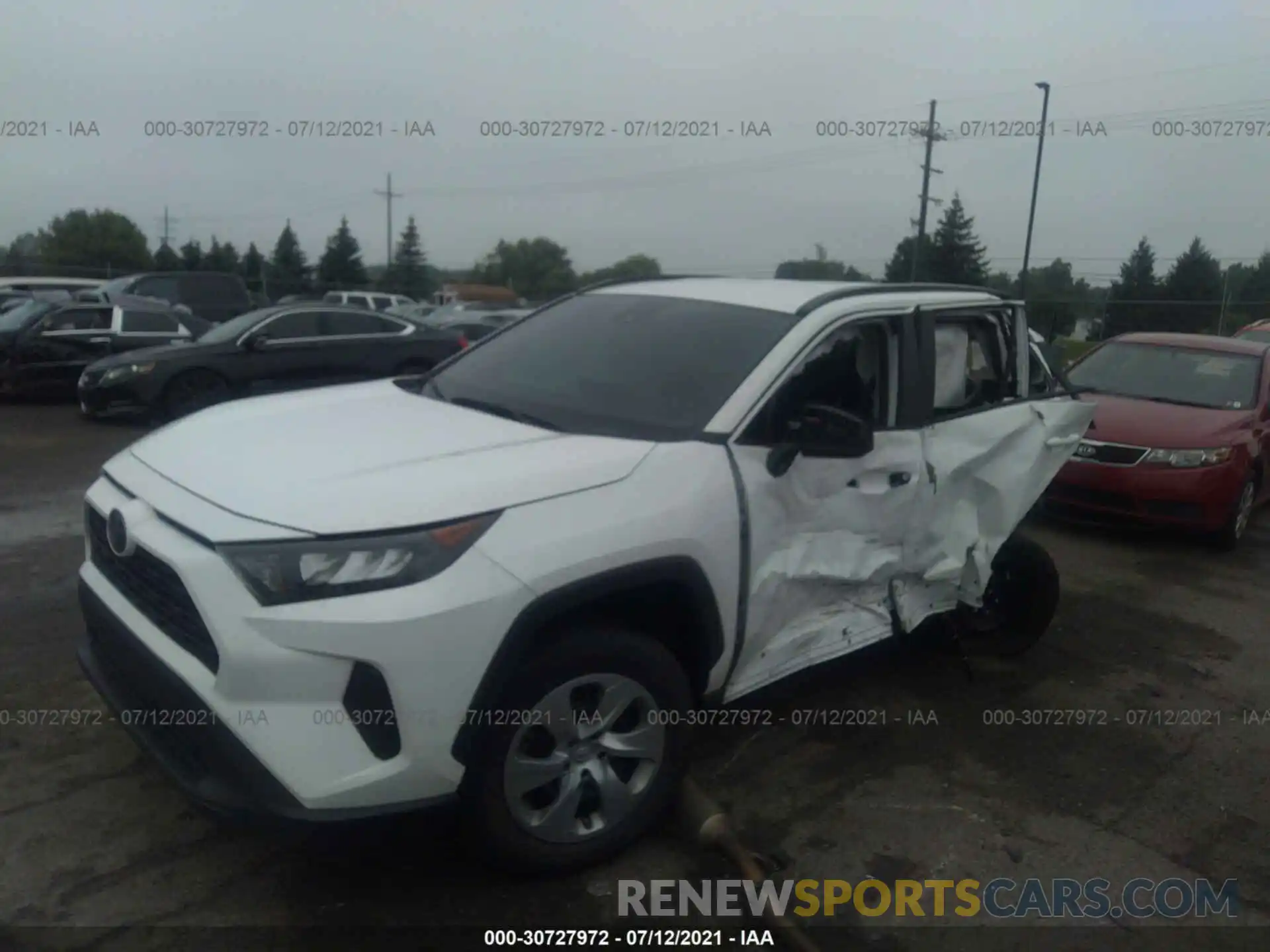 2 Фотография поврежденного автомобиля 2T3F1RFV6KW068428 TOYOTA RAV4 2019