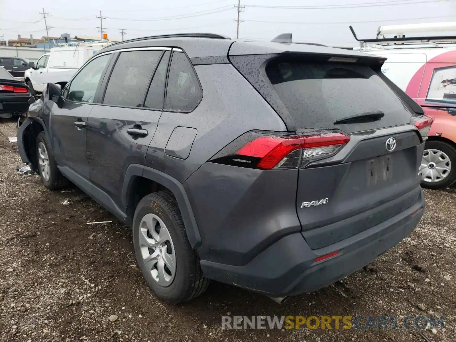 3 Photograph of a damaged car 2T3F1RFV7KC002035 TOYOTA RAV4 2019