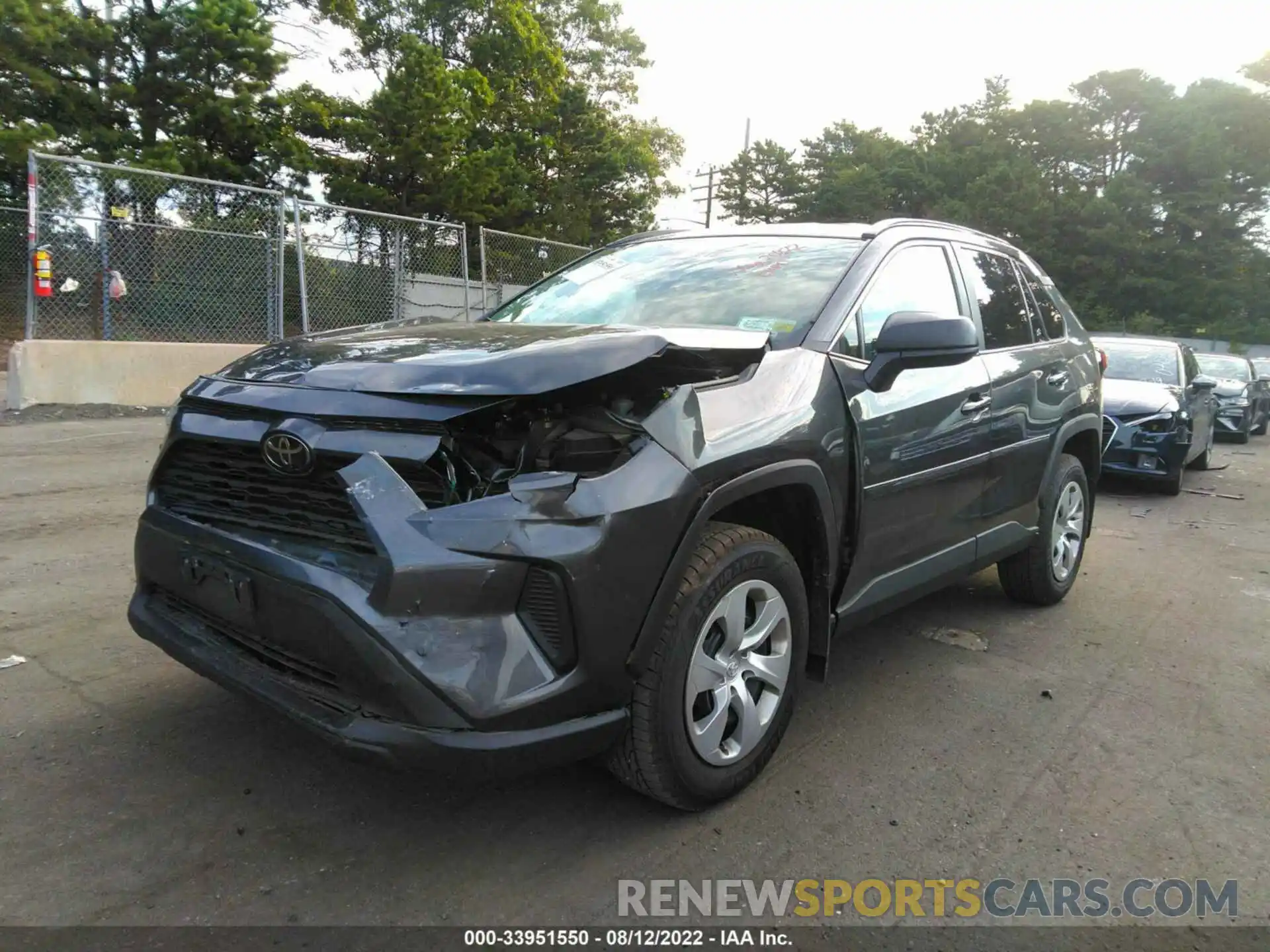 2 Photograph of a damaged car 2T3F1RFV7KC009681 TOYOTA RAV4 2019