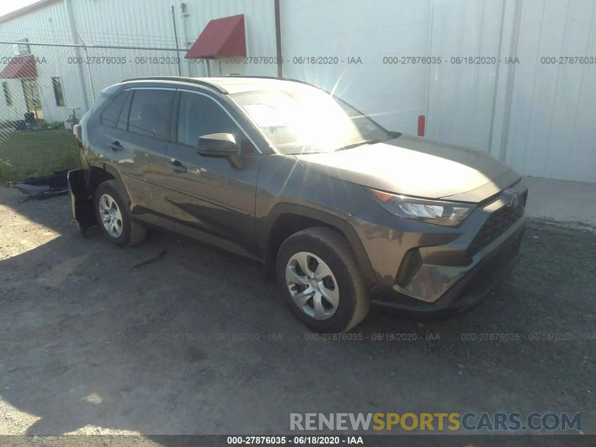 1 Photograph of a damaged car 2T3F1RFV7KC015965 TOYOTA RAV4 2019