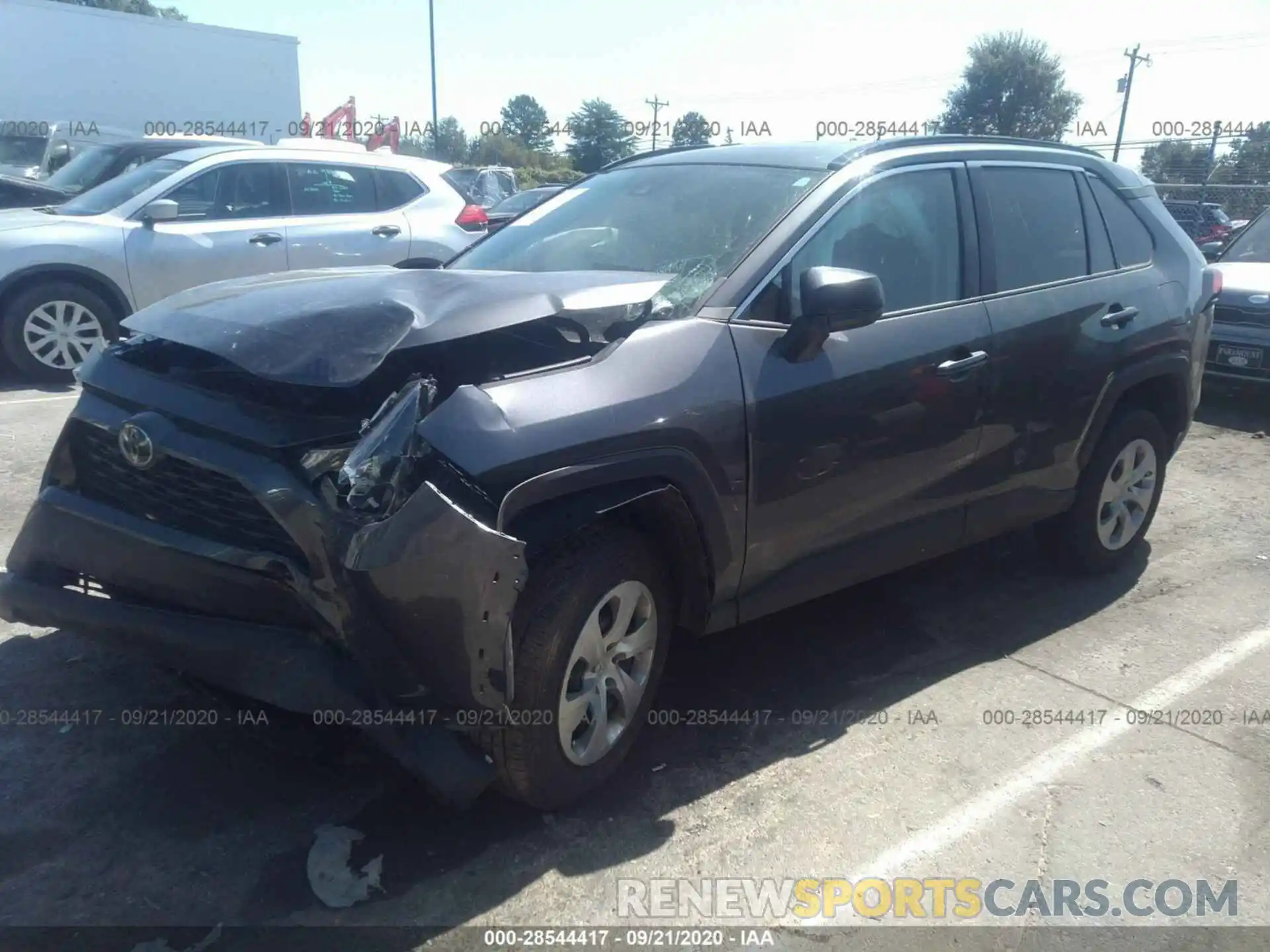 2 Photograph of a damaged car 2T3F1RFV7KC028098 TOYOTA RAV4 2019