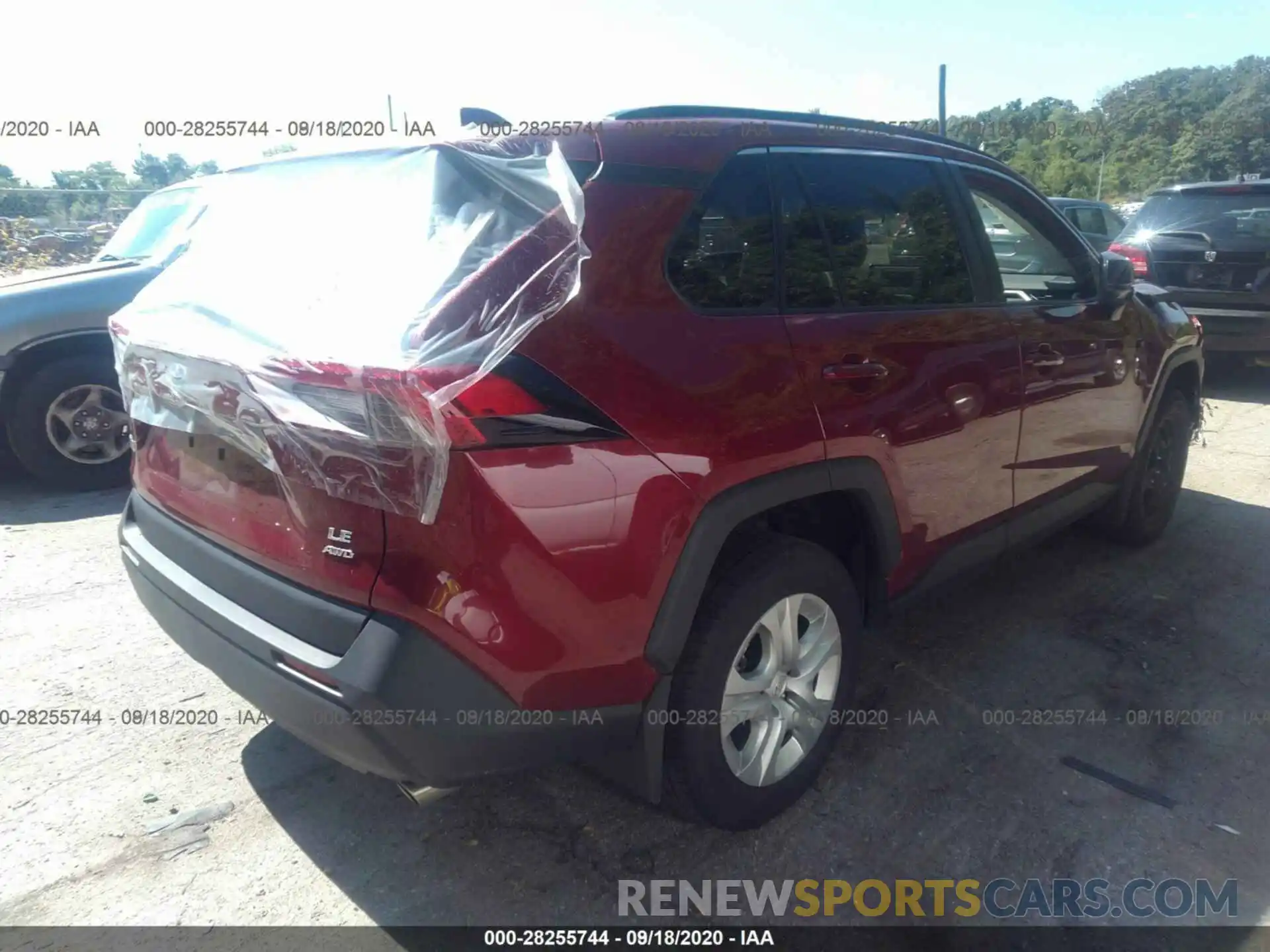 16 Photograph of a damaged car 2T3F1RFV7KC028473 TOYOTA RAV4 2019