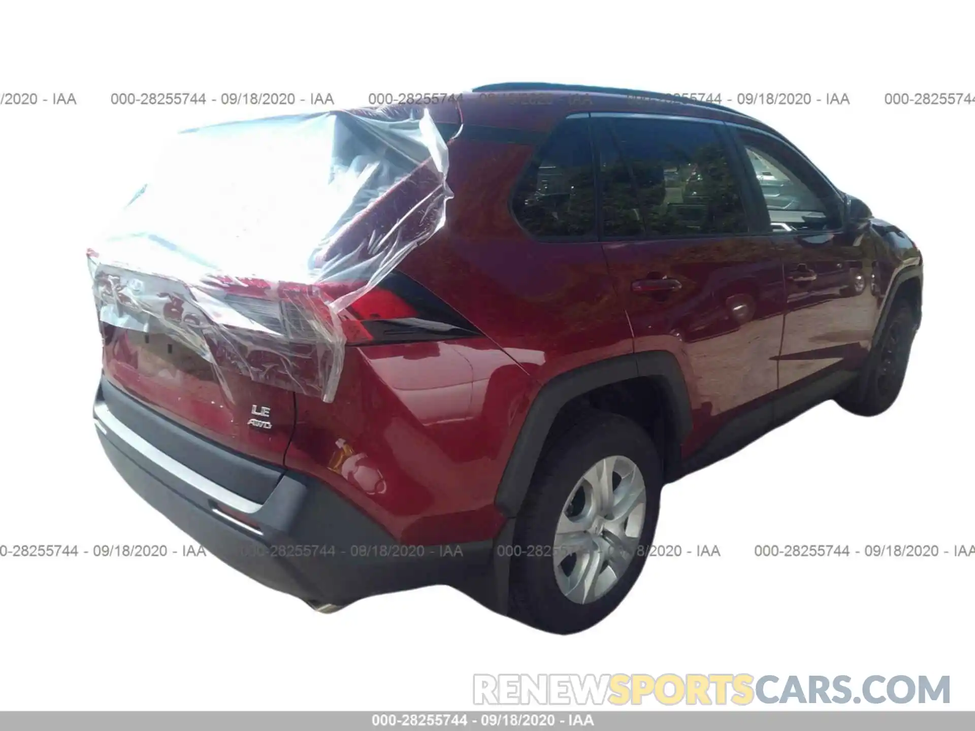 4 Photograph of a damaged car 2T3F1RFV7KC028473 TOYOTA RAV4 2019