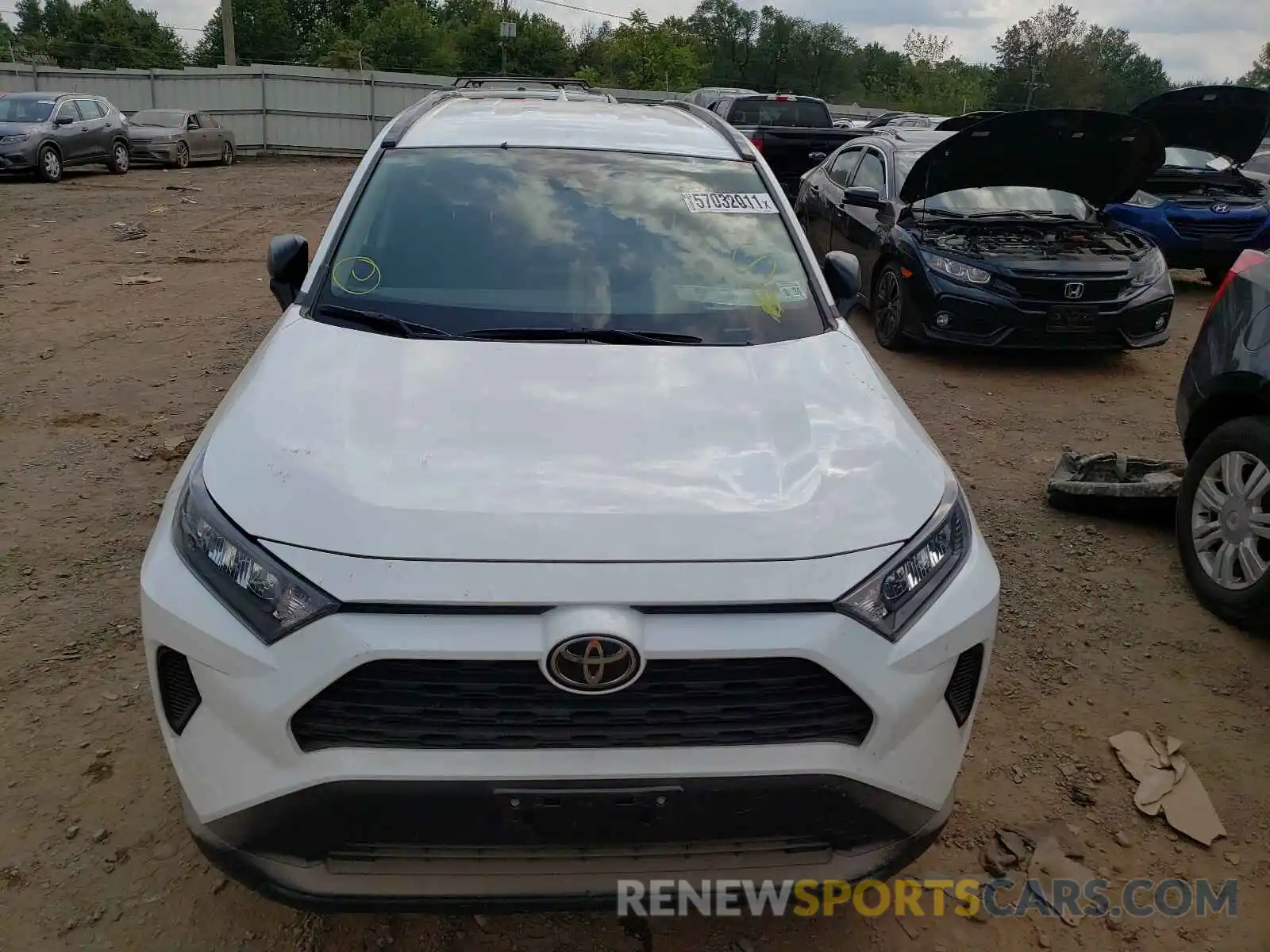 9 Photograph of a damaged car 2T3F1RFV7KC033589 TOYOTA RAV4 2019