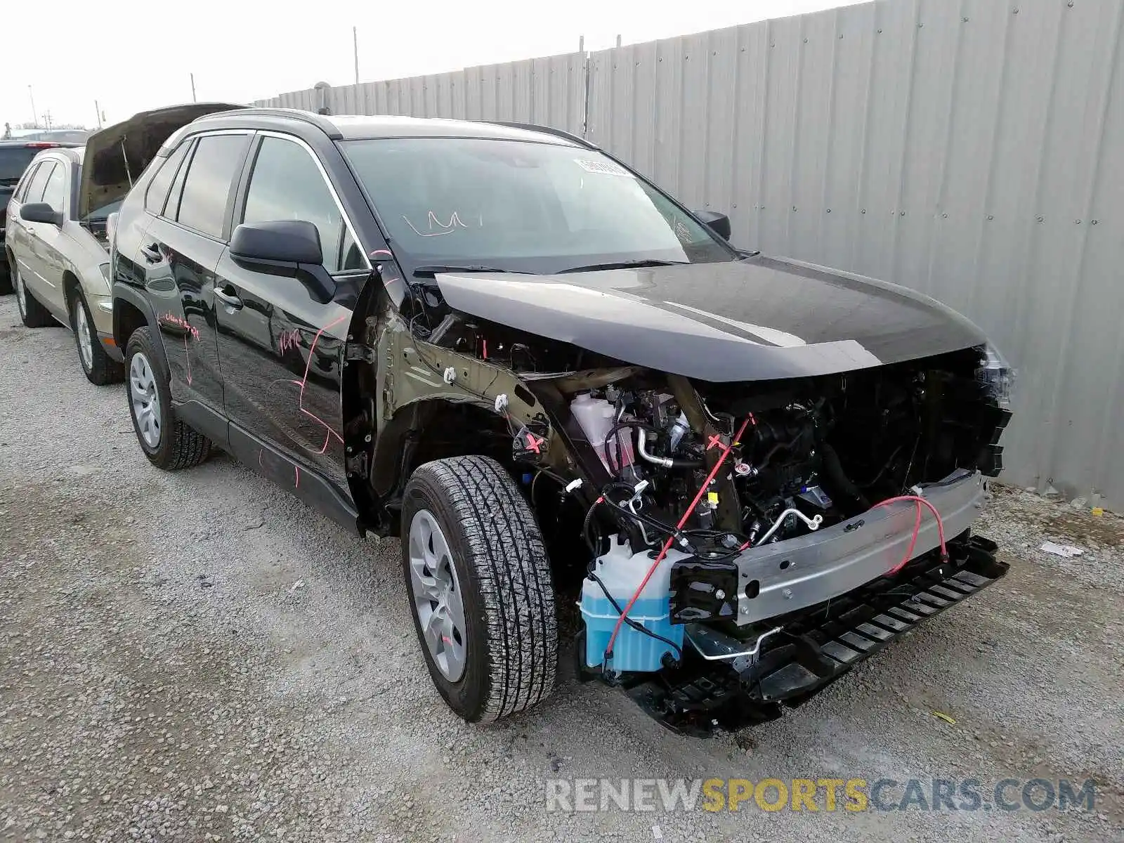 1 Photograph of a damaged car 2T3F1RFV7KC042390 TOYOTA RAV4 2019