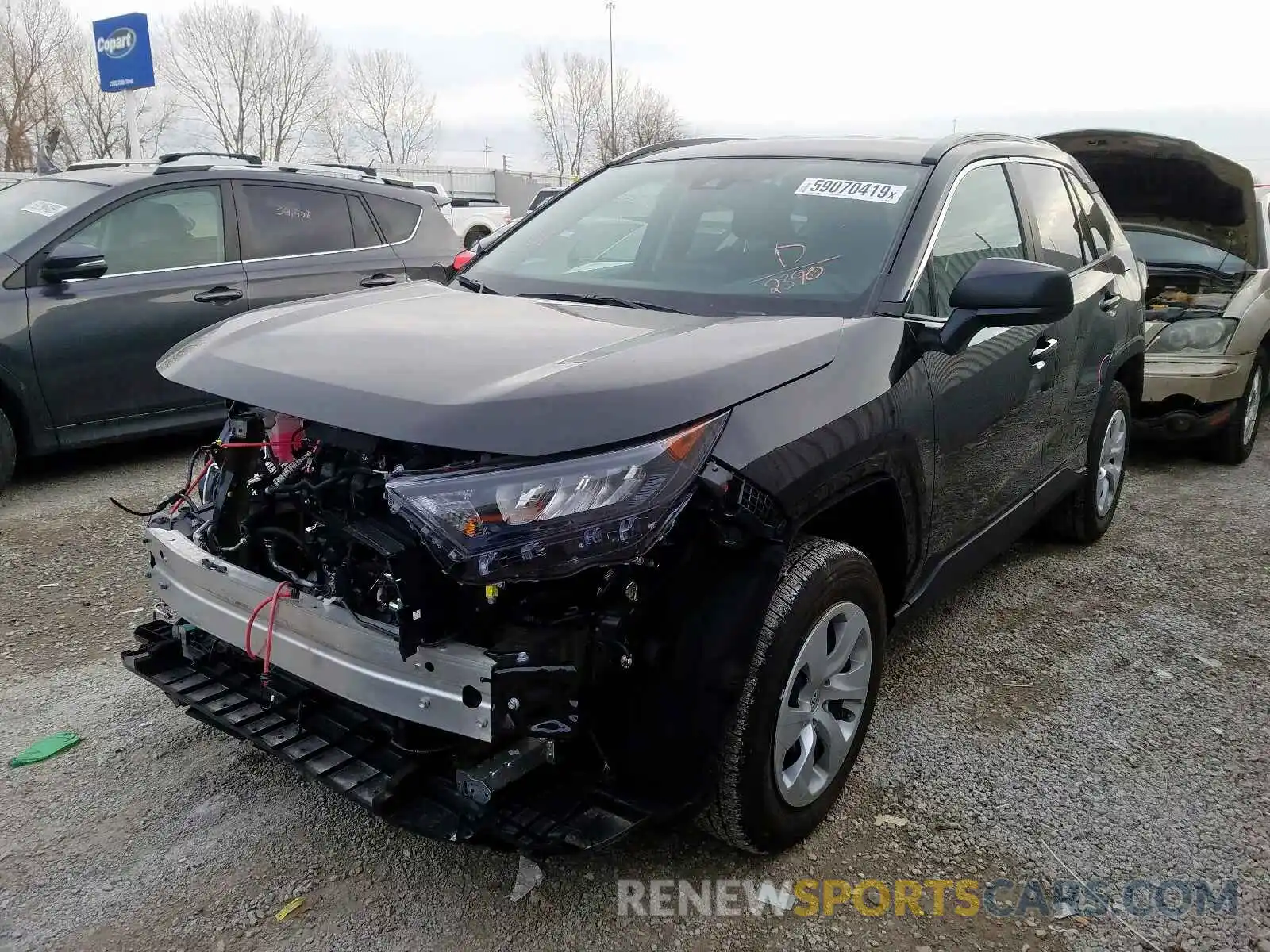 2 Photograph of a damaged car 2T3F1RFV7KC042390 TOYOTA RAV4 2019