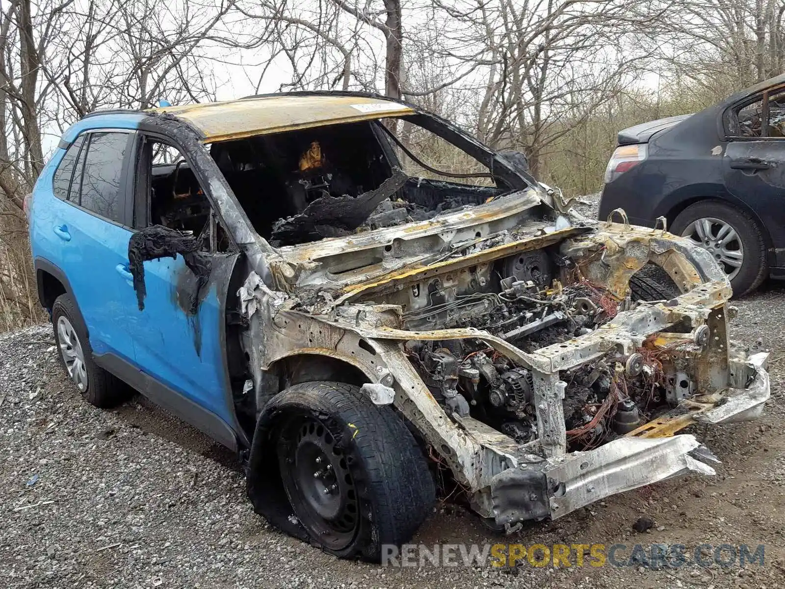 1 Photograph of a damaged car 2T3F1RFV7KC049260 TOYOTA RAV4 2019