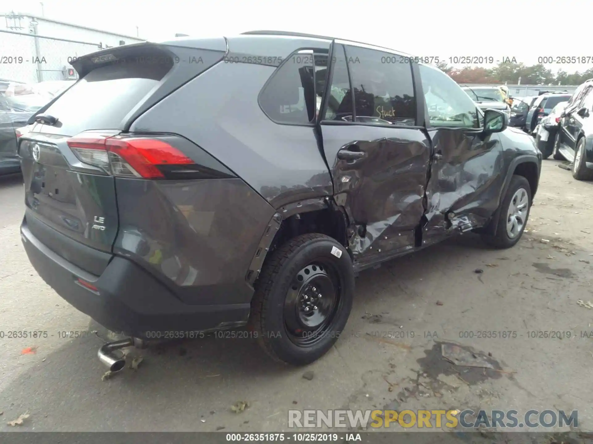 6 Photograph of a damaged car 2T3F1RFV7KC050957 TOYOTA RAV4 2019