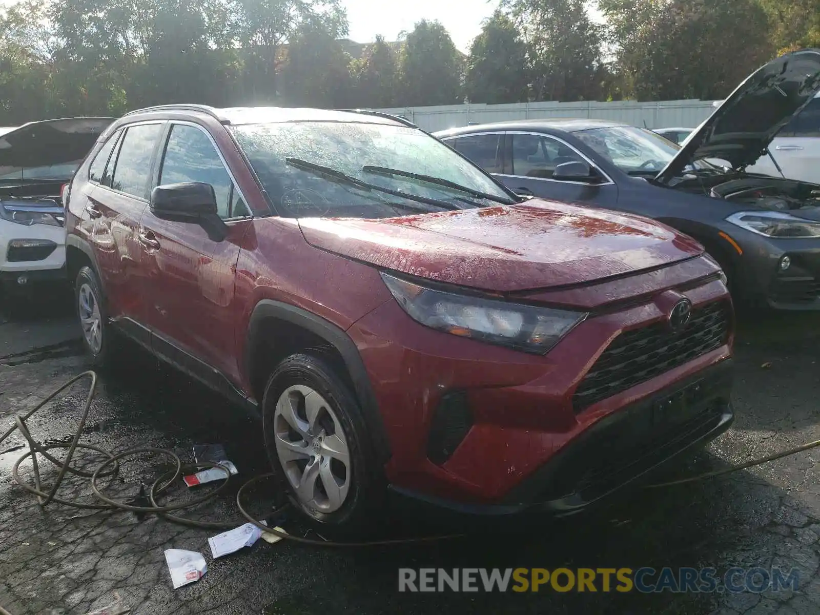 1 Photograph of a damaged car 2T3F1RFV7KC057701 TOYOTA RAV4 2019