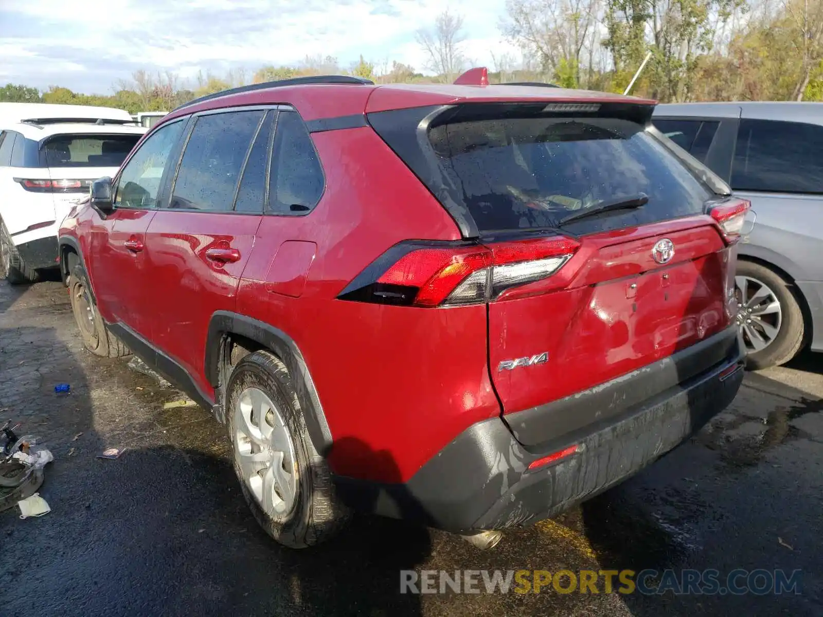 3 Photograph of a damaged car 2T3F1RFV7KC057701 TOYOTA RAV4 2019