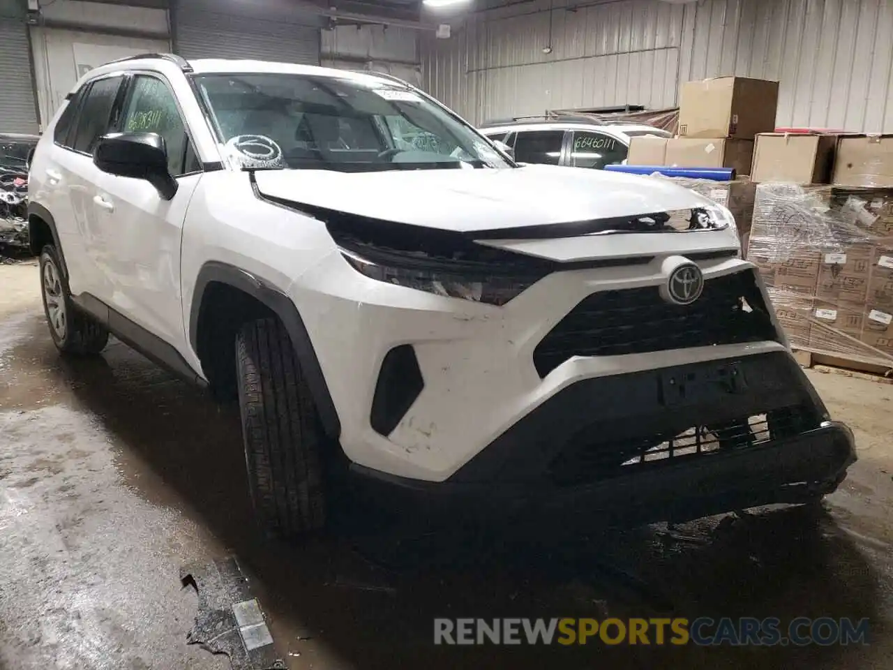 1 Photograph of a damaged car 2T3F1RFV7KW017827 TOYOTA RAV4 2019