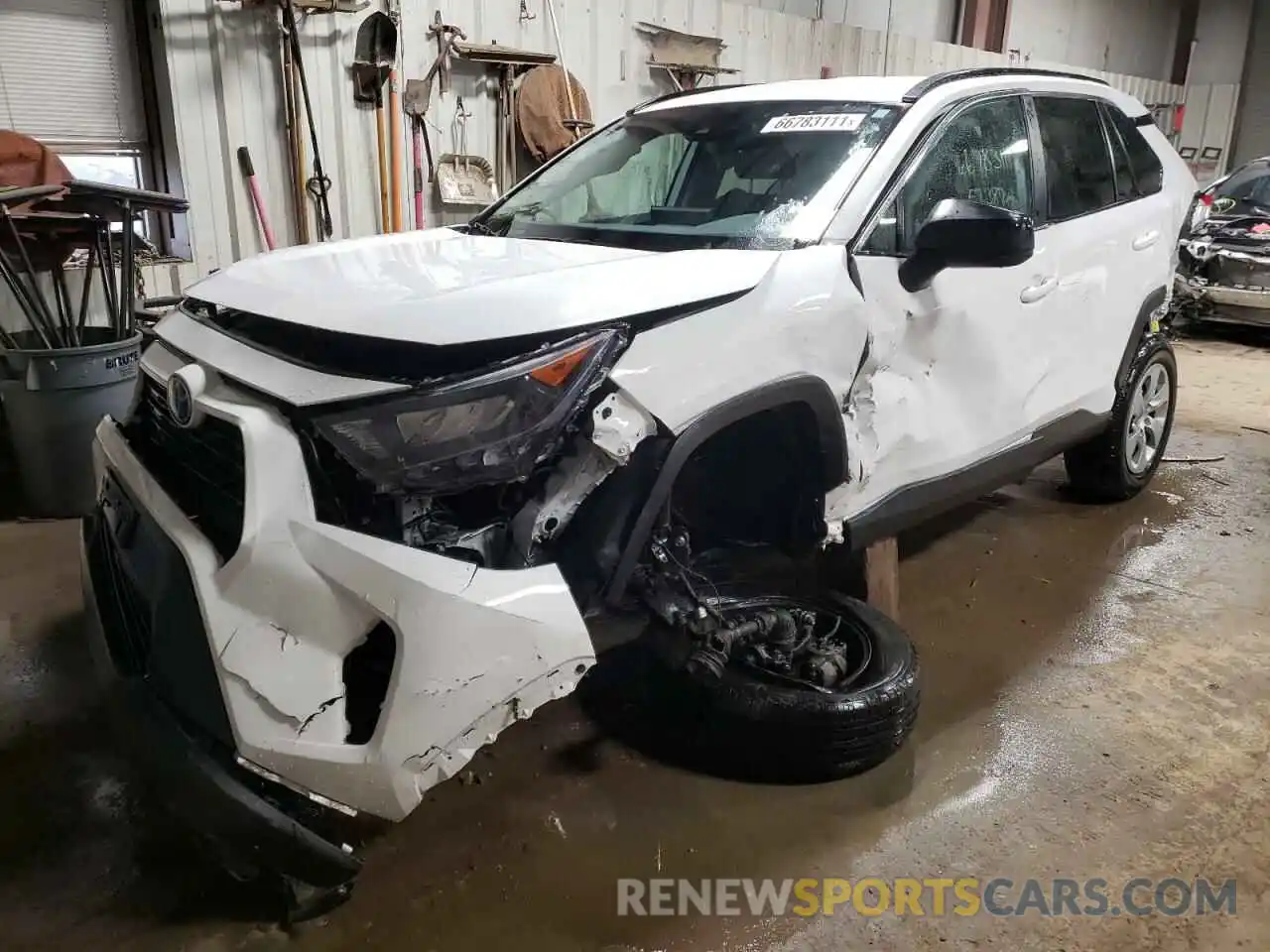 2 Photograph of a damaged car 2T3F1RFV7KW017827 TOYOTA RAV4 2019