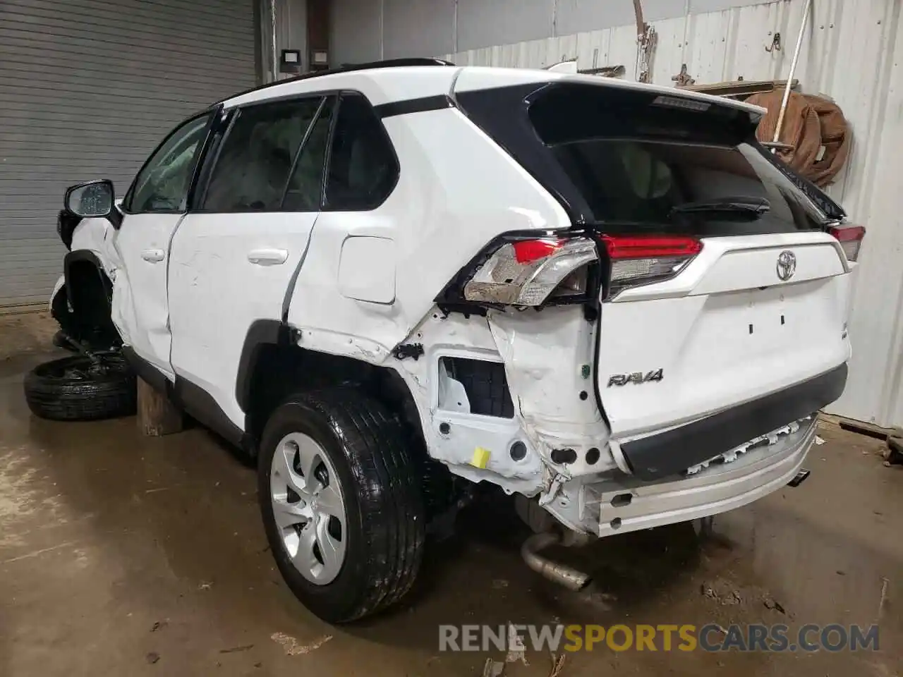 3 Photograph of a damaged car 2T3F1RFV7KW017827 TOYOTA RAV4 2019