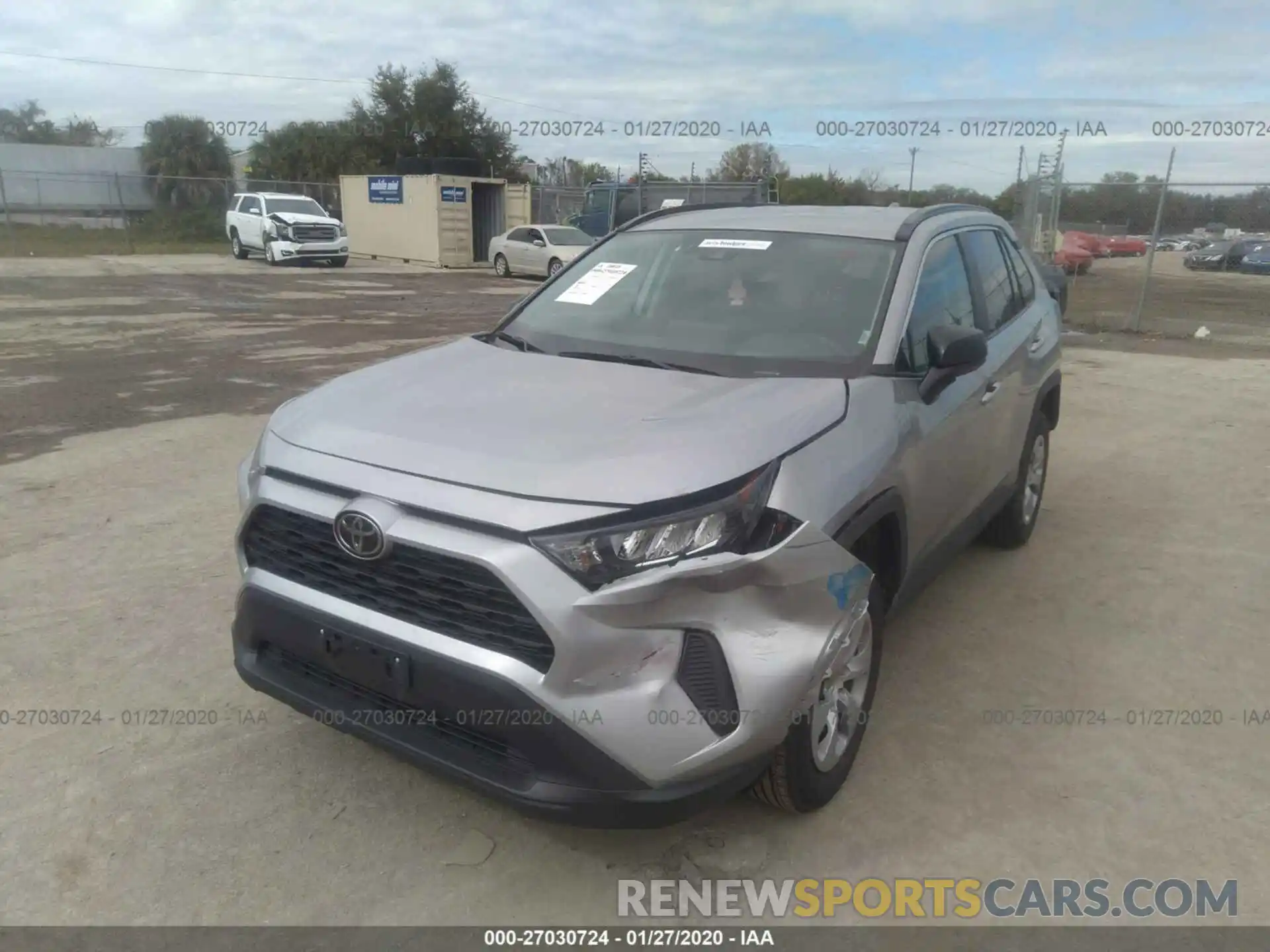 6 Photograph of a damaged car 2T3F1RFV7KW017861 TOYOTA RAV4 2019