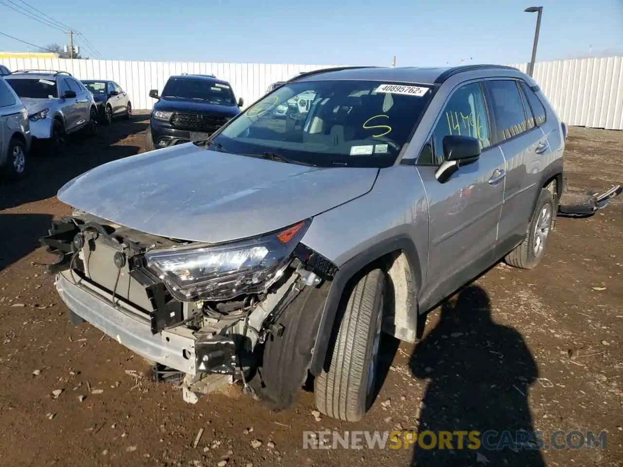 2 Photograph of a damaged car 2T3F1RFV7KW033509 TOYOTA RAV4 2019