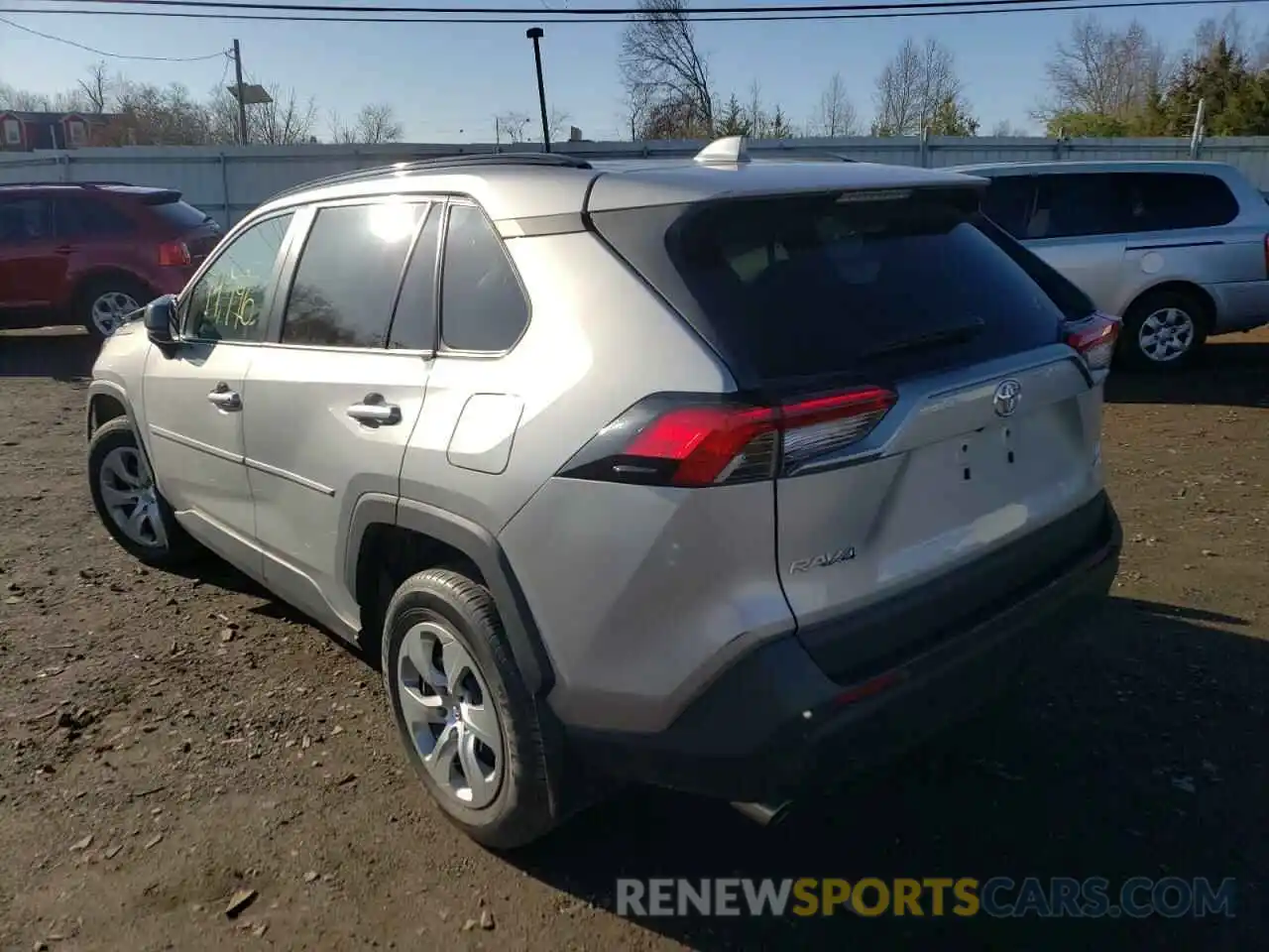 3 Photograph of a damaged car 2T3F1RFV7KW033509 TOYOTA RAV4 2019