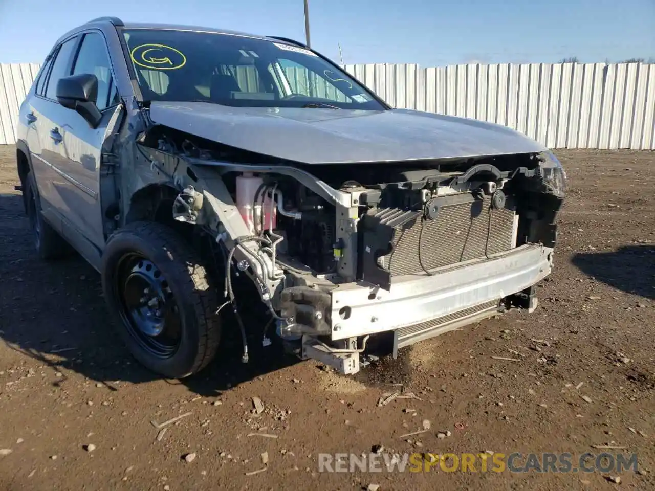 9 Photograph of a damaged car 2T3F1RFV7KW033509 TOYOTA RAV4 2019