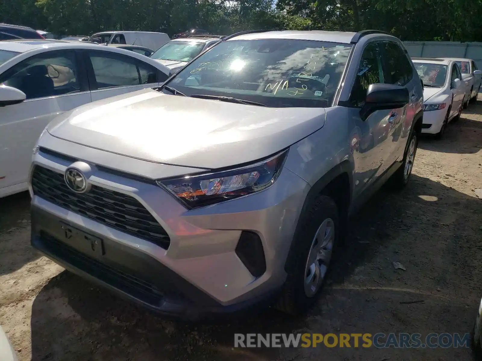 2 Photograph of a damaged car 2T3F1RFV7KW038726 TOYOTA RAV4 2019