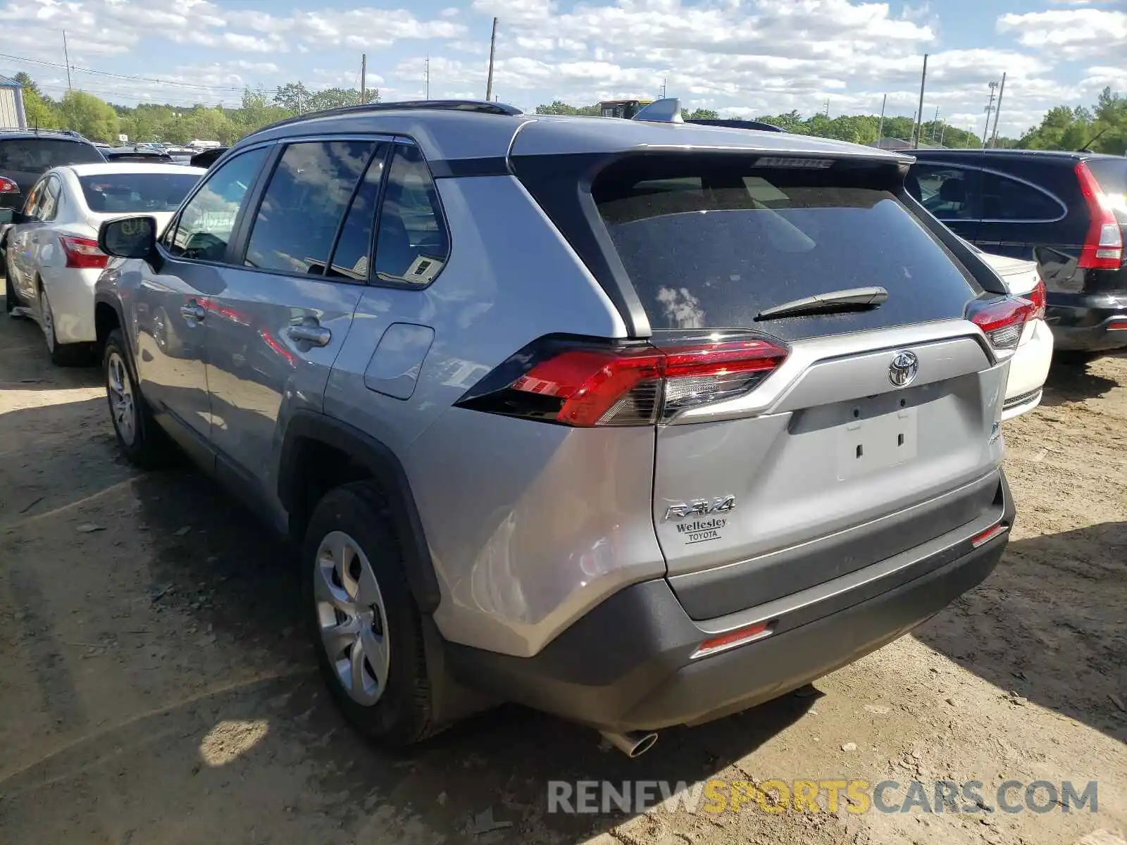 3 Photograph of a damaged car 2T3F1RFV7KW038726 TOYOTA RAV4 2019