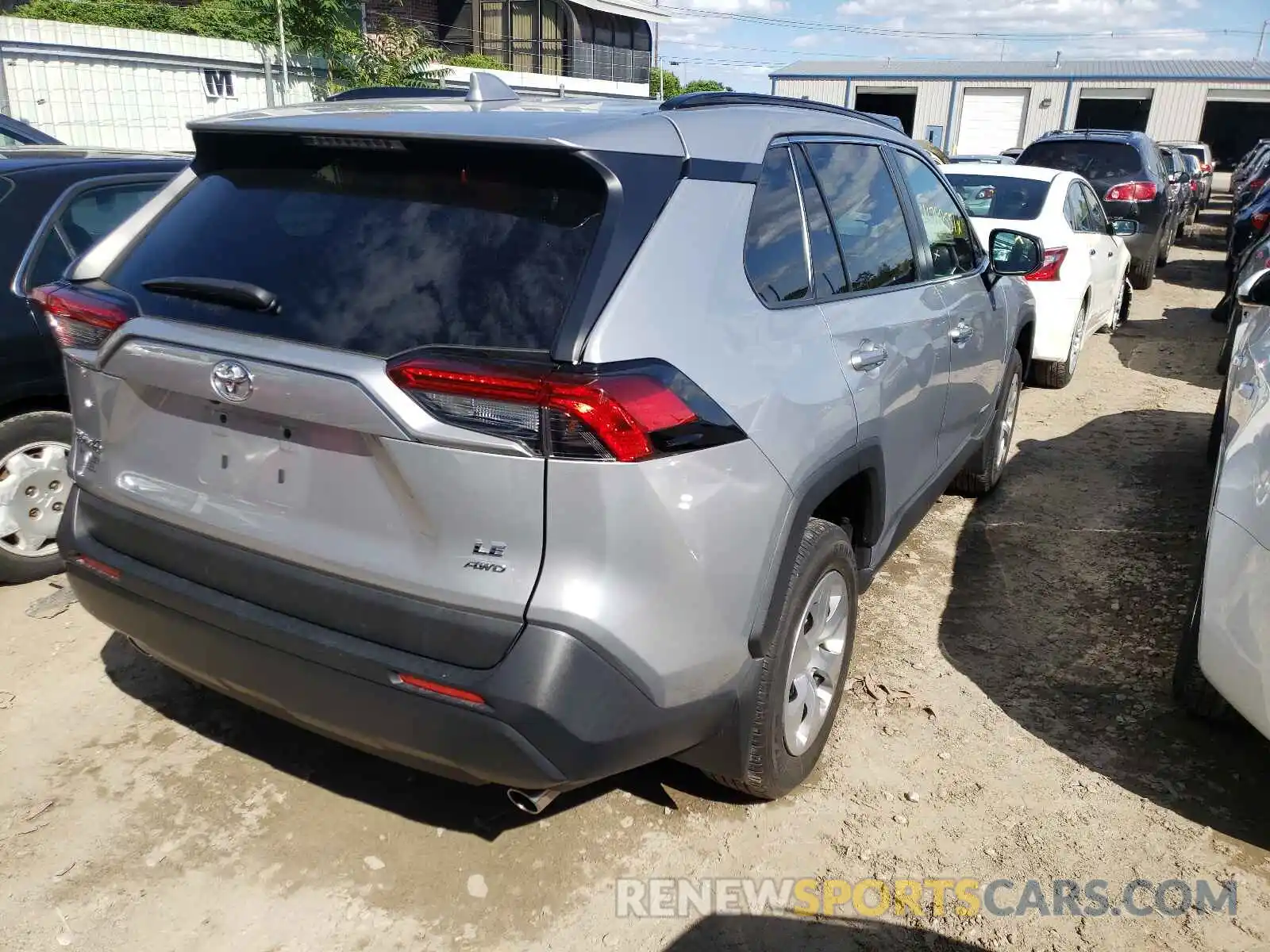 4 Photograph of a damaged car 2T3F1RFV7KW038726 TOYOTA RAV4 2019